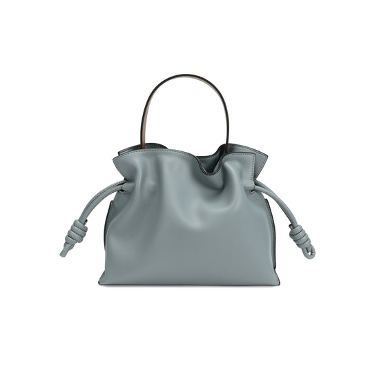 Soft Pleated Leather Top Handle & Crossbody Bag