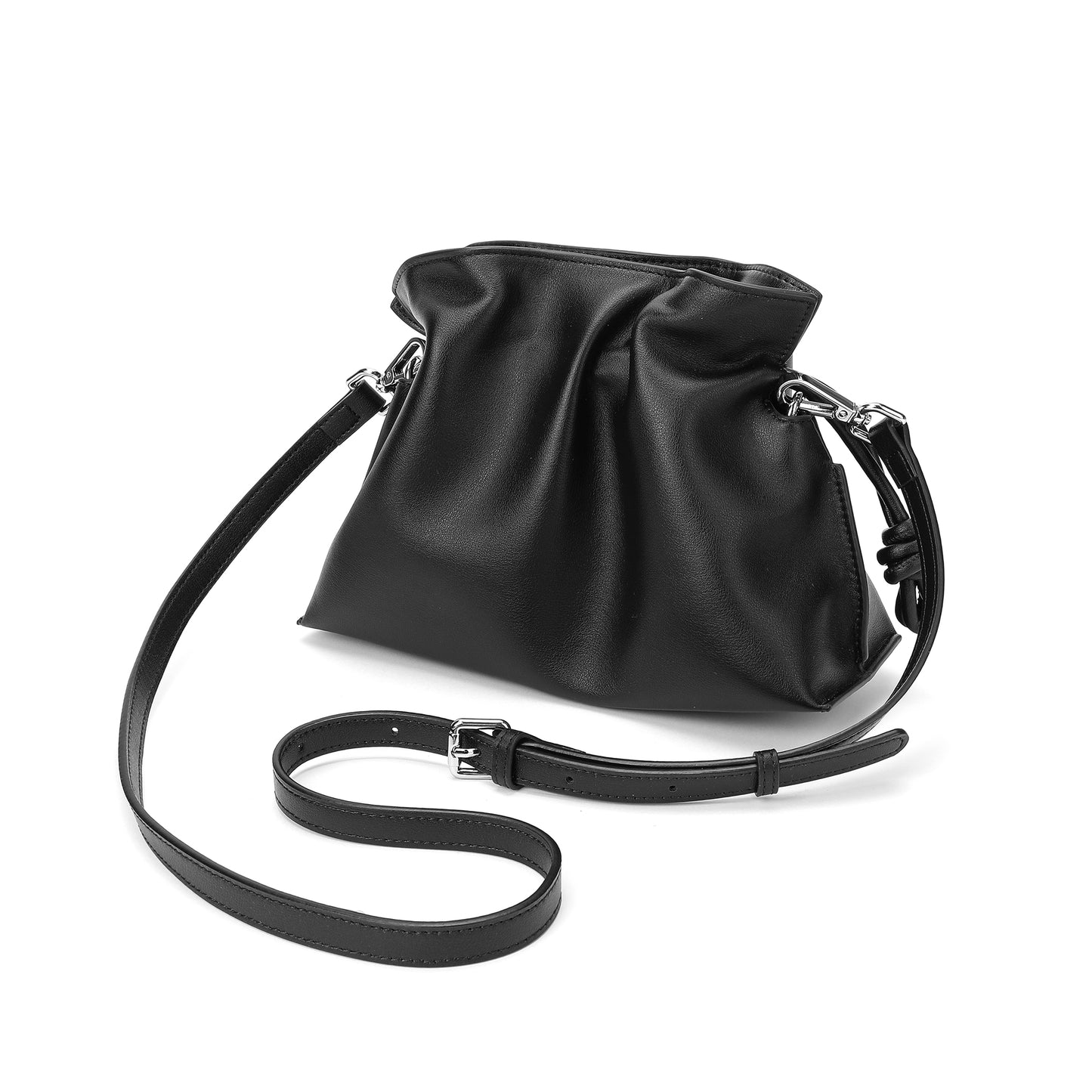 Smooth & Soft Nappa Leather Hobo/Messenger Bag