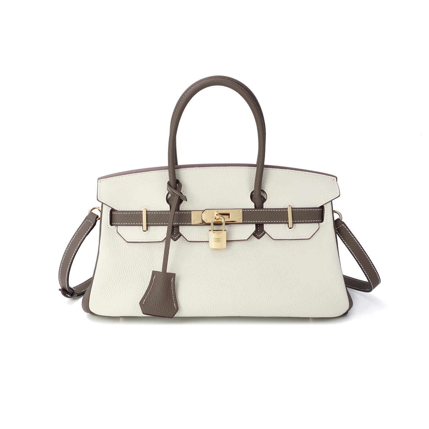 Tiffany & Fred Horizontal Leather Satchel