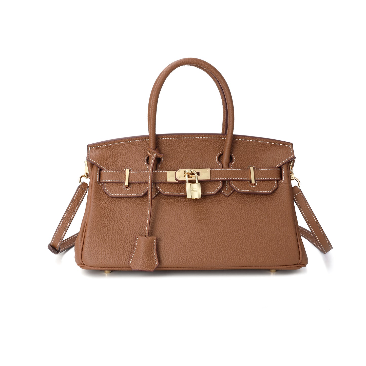 Tiffany & Fred Horizontal Leather Satchel