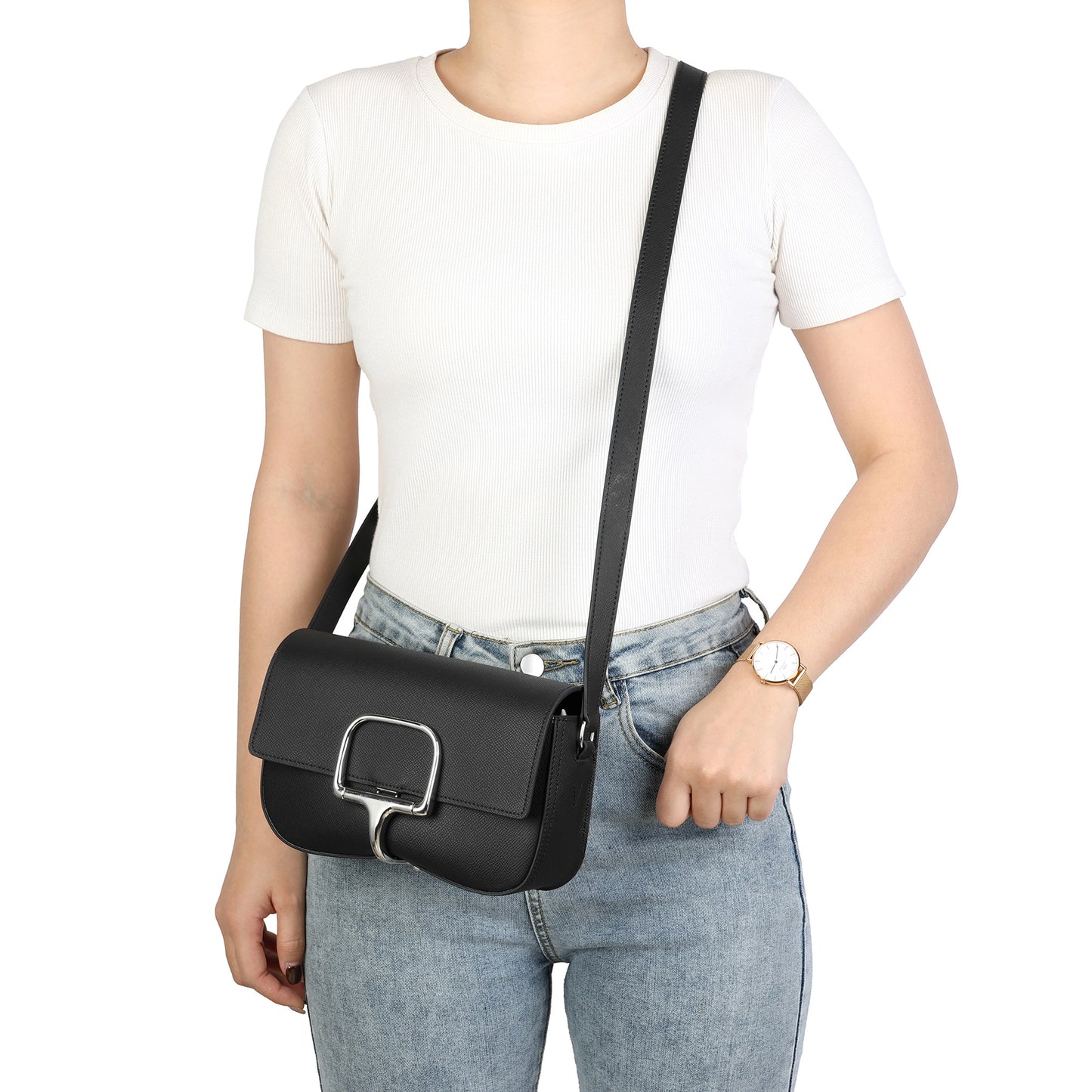 Equestrian Charm Crossbody Bag