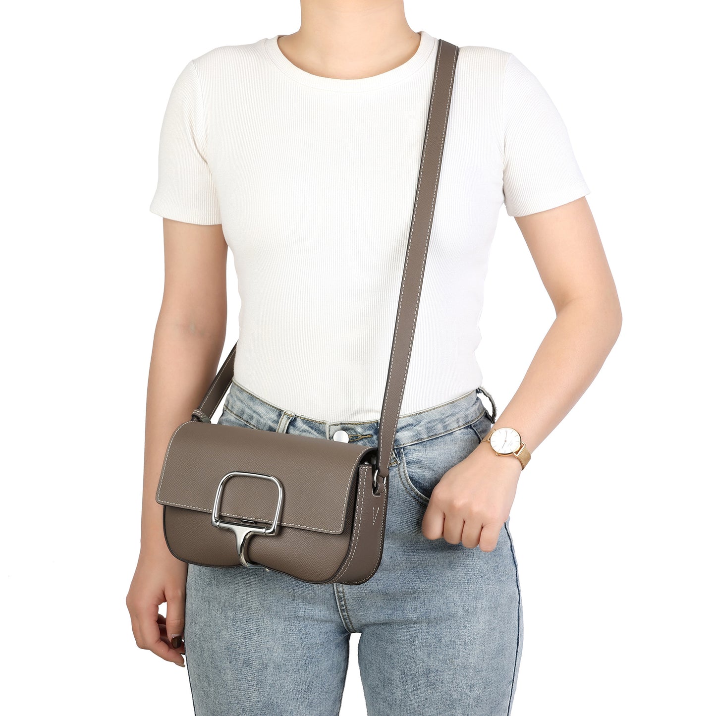 Equestrian Charm Crossbody Bag