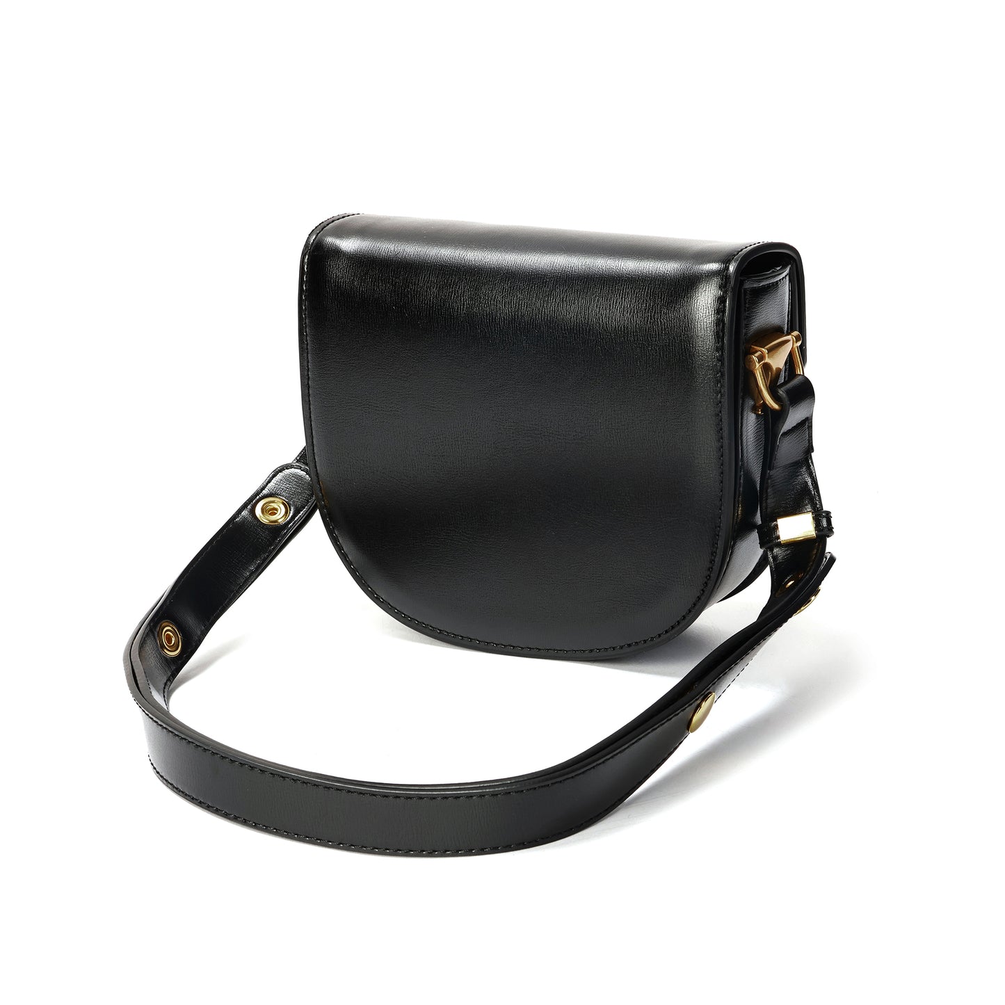 Classic Equestrian-Inspired Saddle Bag