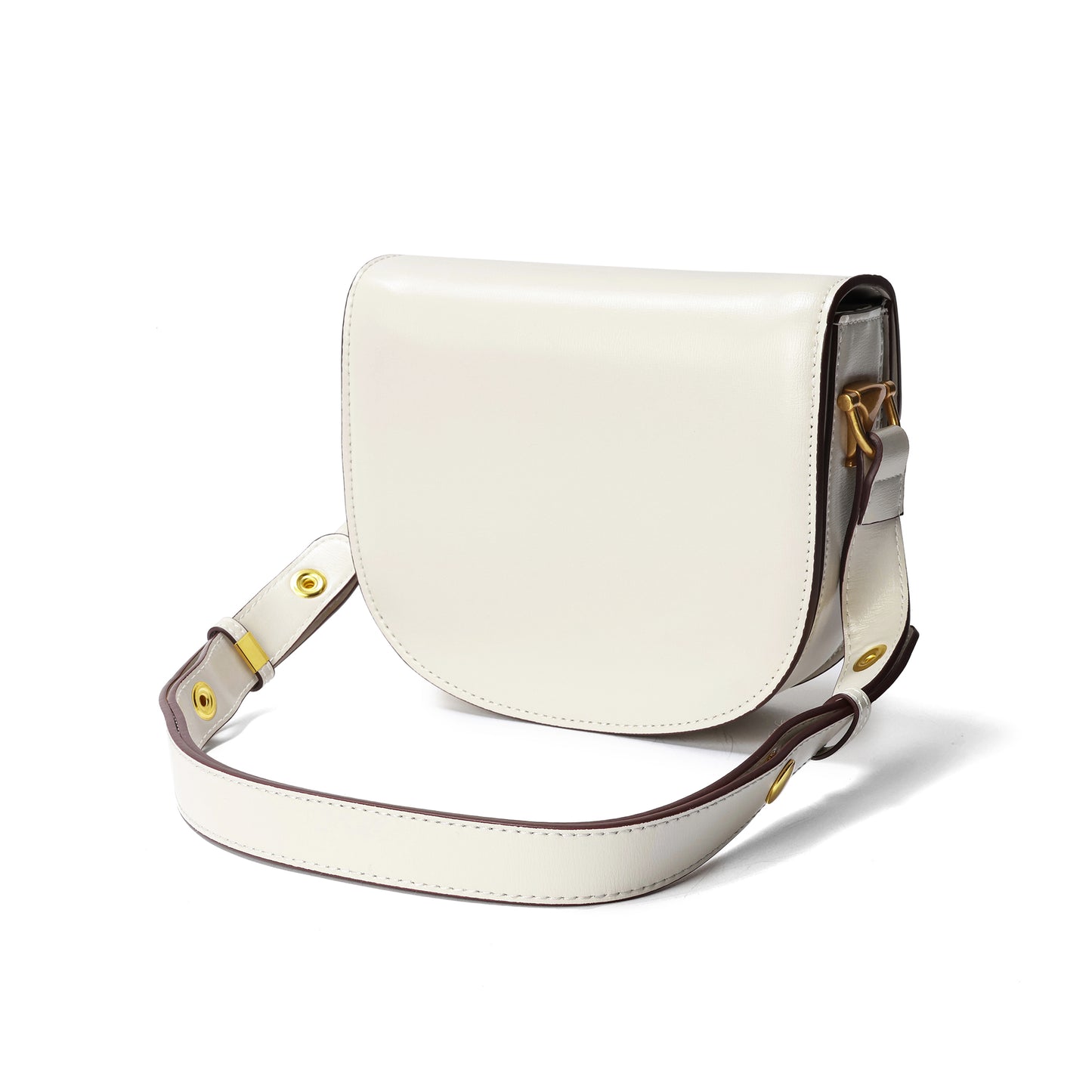 Classic Equestrian-Inspired Saddle Bag