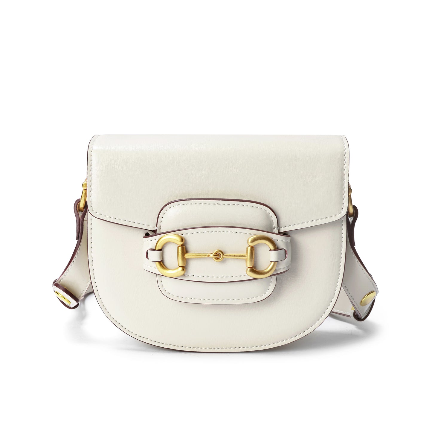 Classic Equestrian-Inspired Saddle Bag