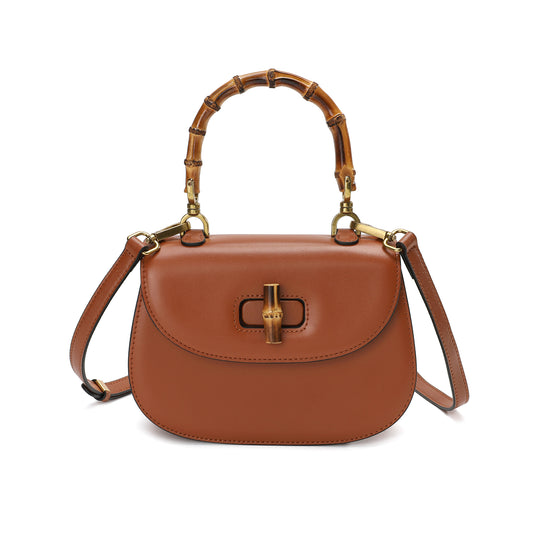 Tiffany & Fred Smooth Leather Satchel/Shoulder Bag