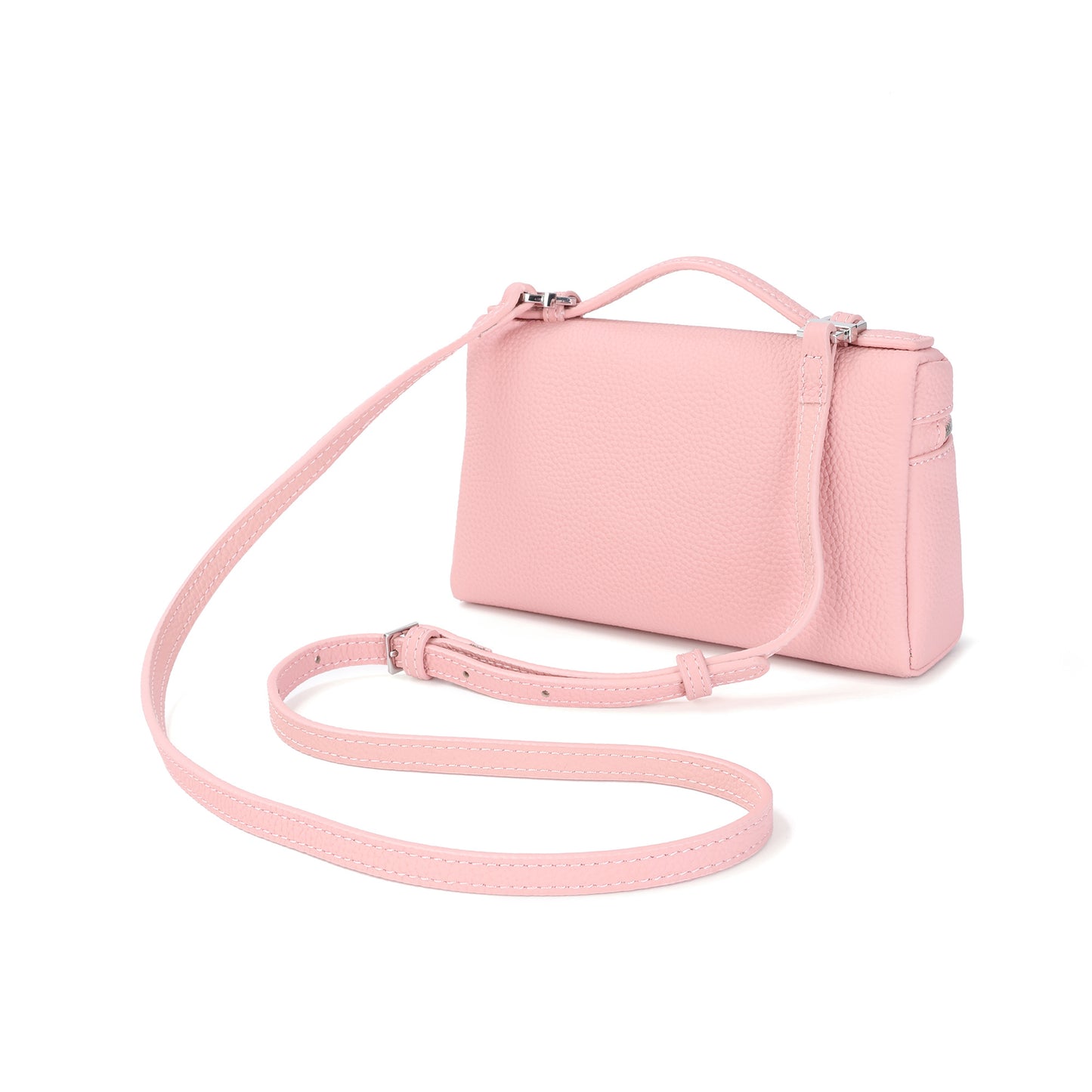 Modern Pebbled Crossbody Bag