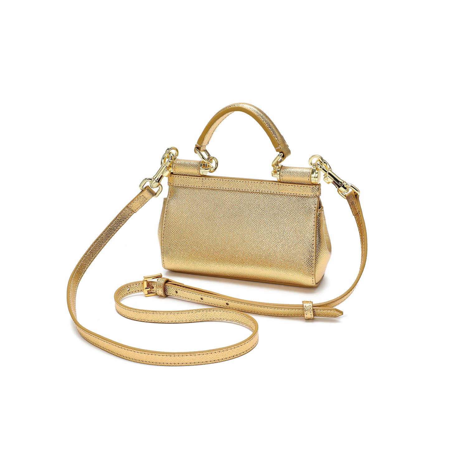 Tiffany & Fred Saffiano Leather Top-Handle Crossbody Bag