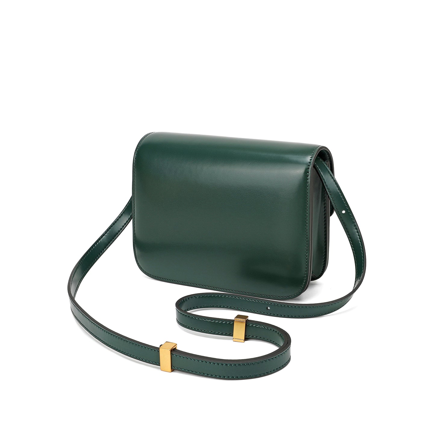 Tiffany & Fred Smooth Nappa Leather Foldover Crossbody/Shoulder Bag