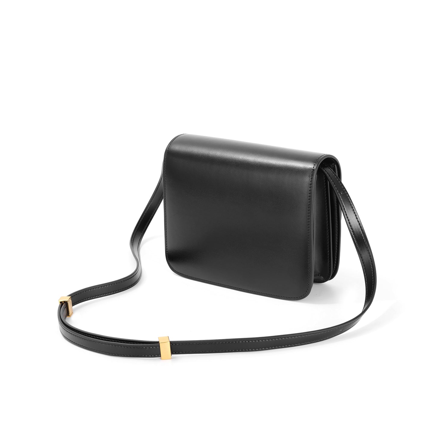 Tiffany & Fred Smooth Nappa Leather Foldover Crossbody/Shoulder Bag