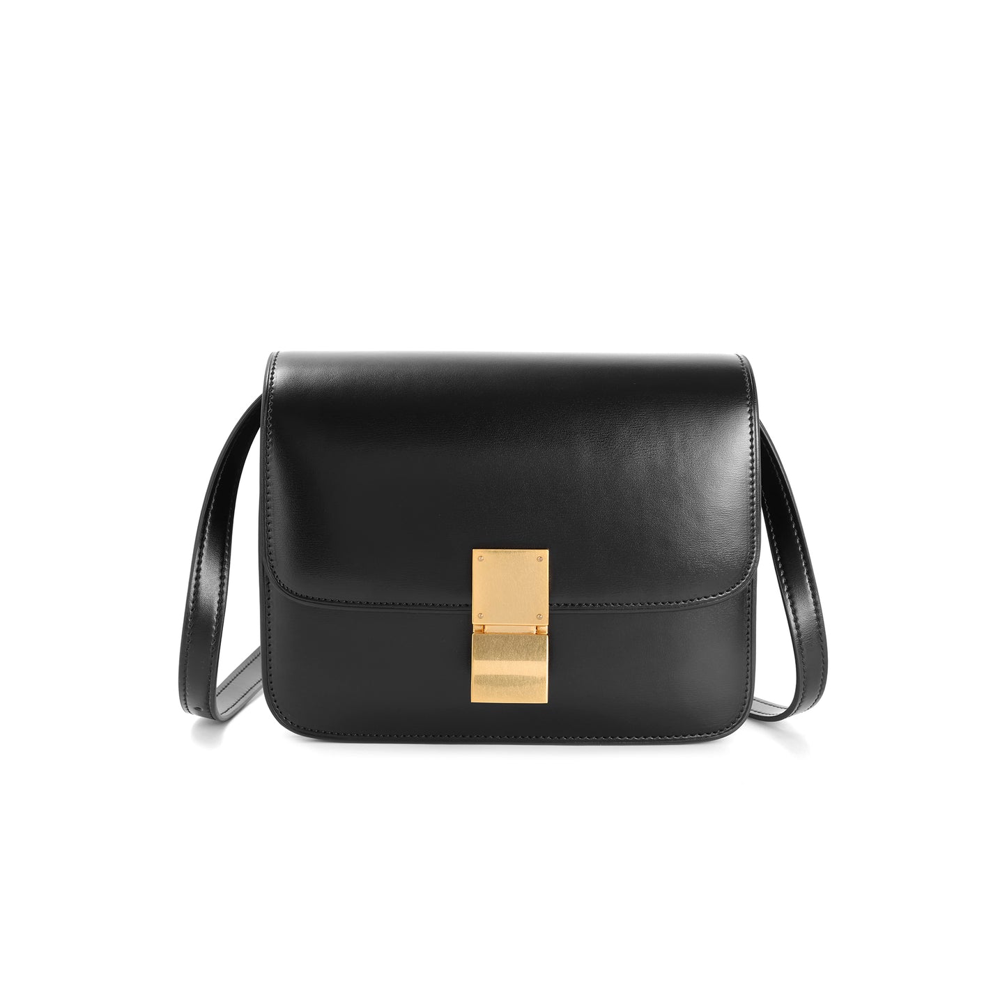 Tiffany & Fred Smooth Nappa Leather Foldover Crossbody/Shoulder Bag