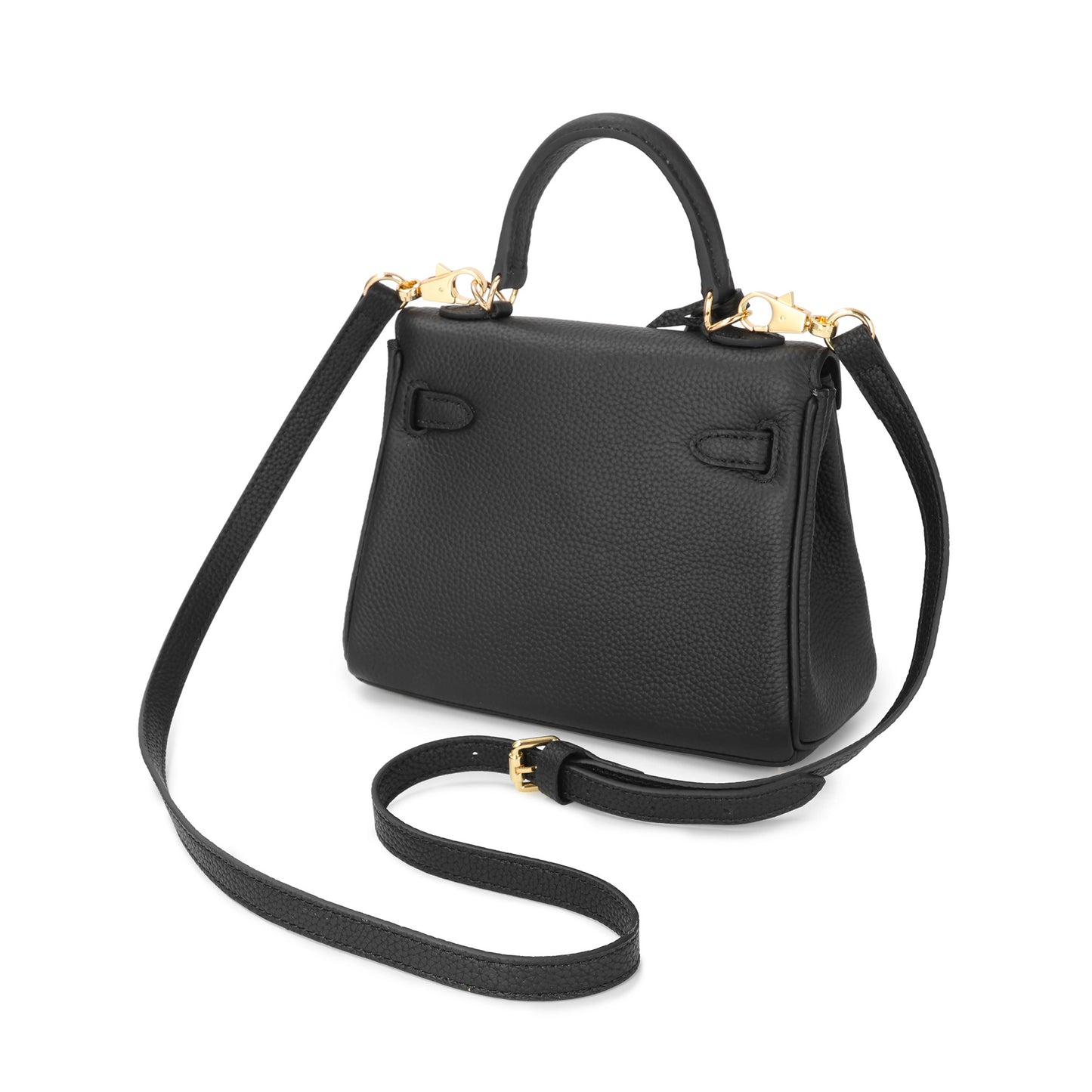 Full-Grain Small Crossbody/Shoulder Leather Bag