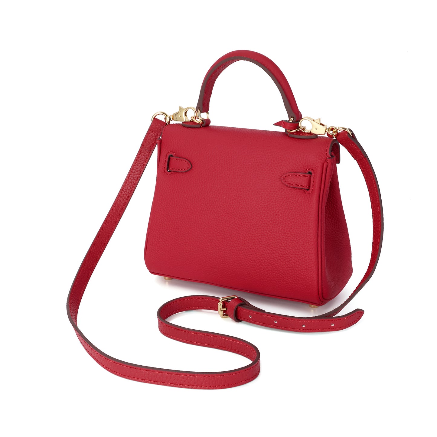 Full-Grain Small Crossbody/Shoulder Leather Bag