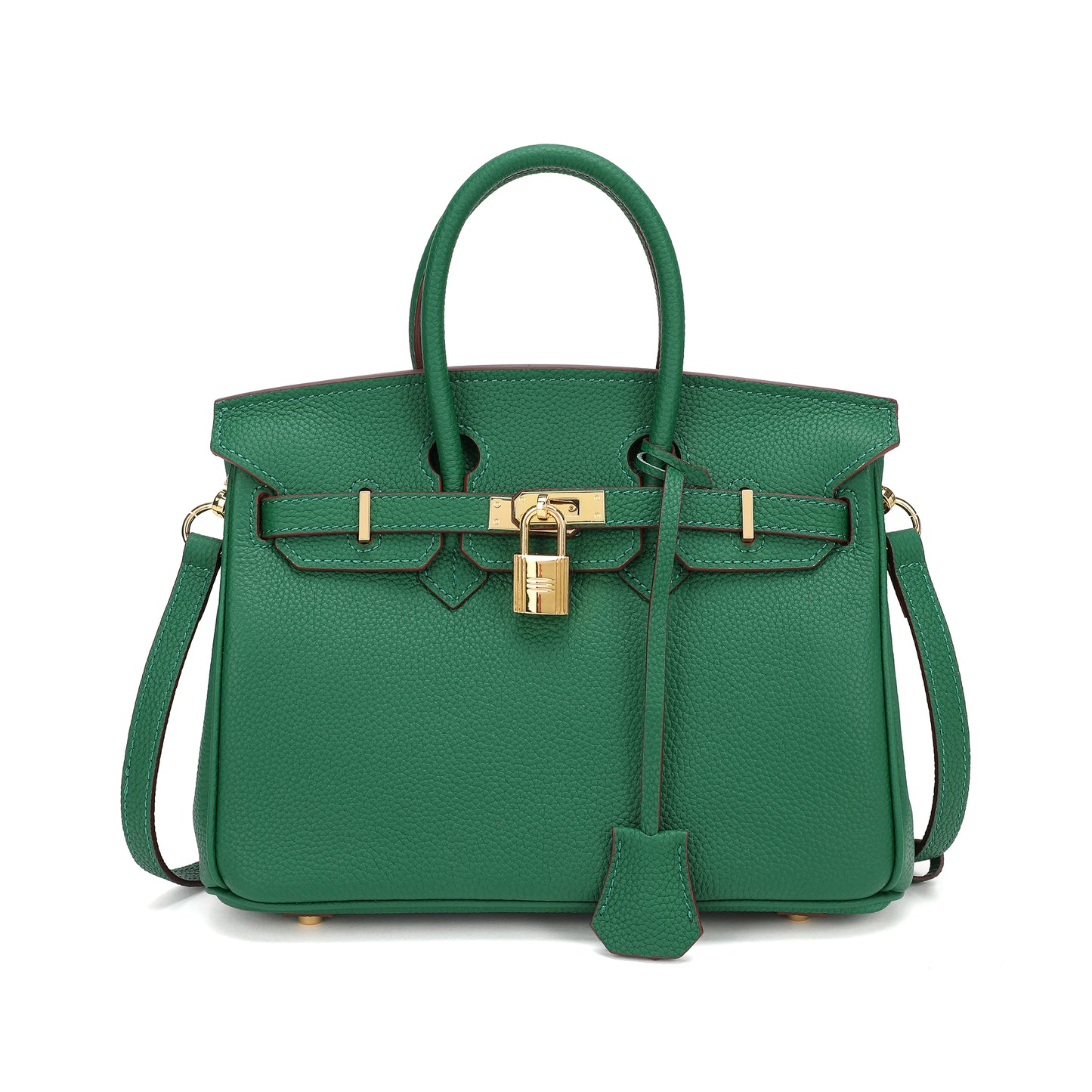 Tiffany & Fred Top-Grain Leather Shoulder Bag