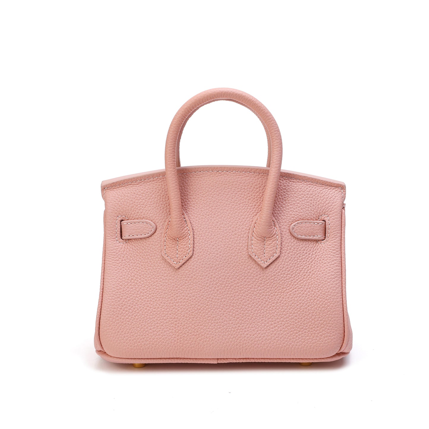 Full-Grain Leather Mini Satchel/ Shoulder Bag