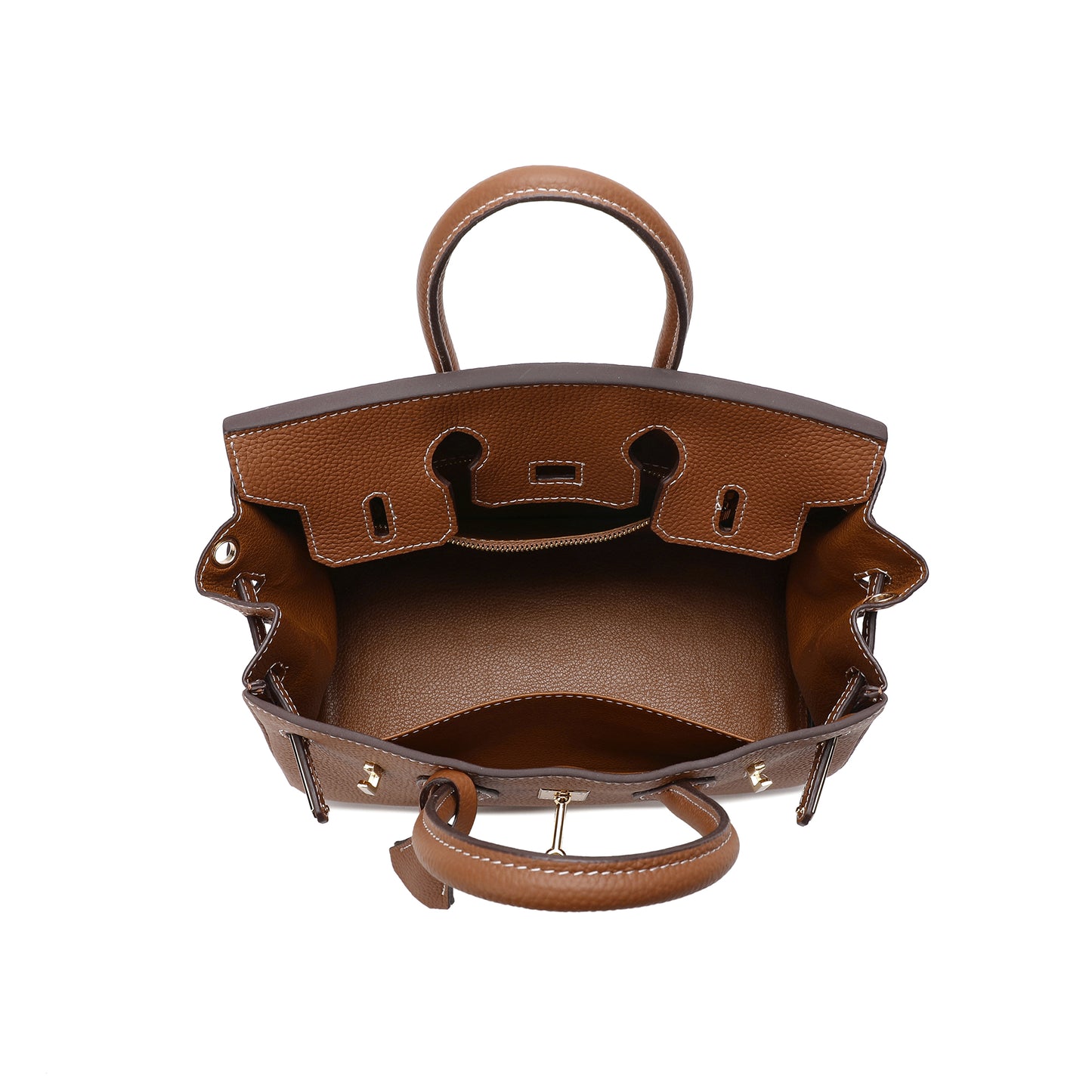 Tiffany & Fred Top-Grain Leather Shoulder Bag