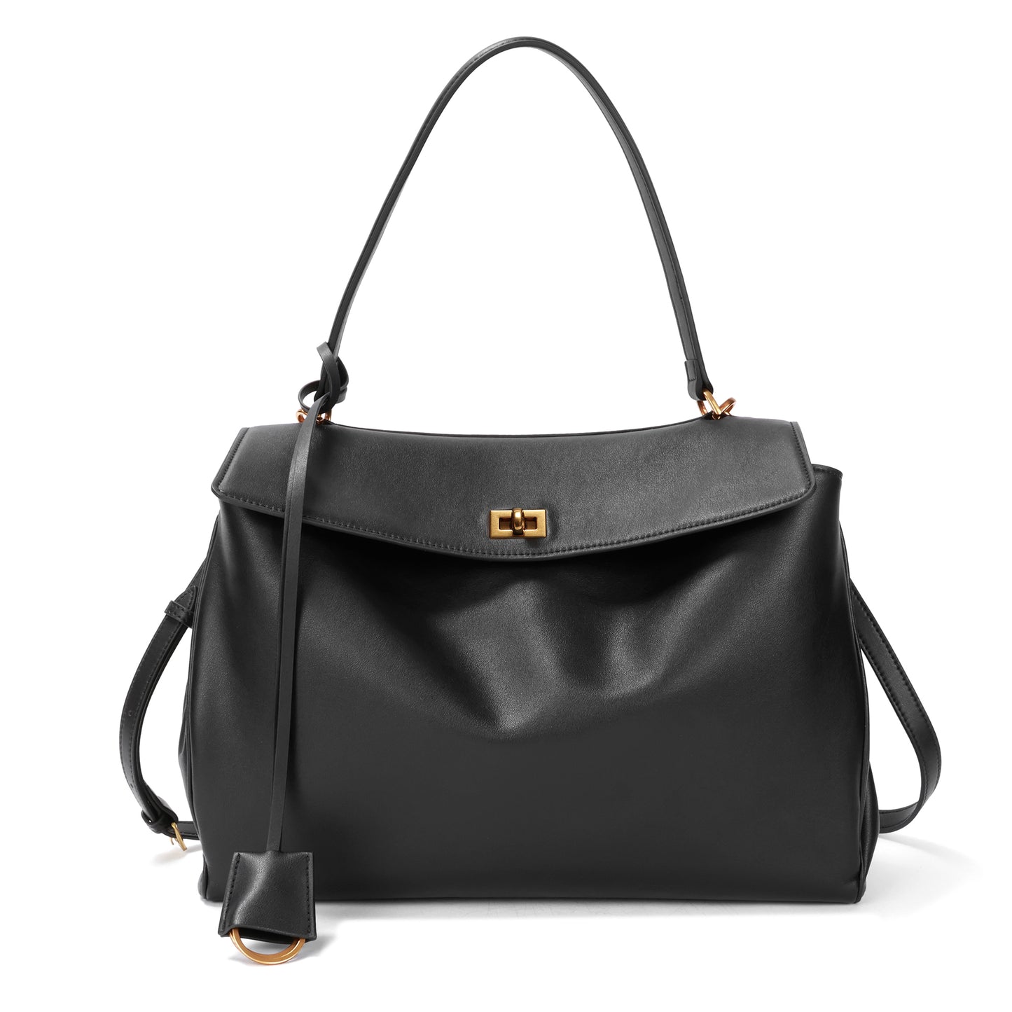 Versatile Elegance Leather Handbag