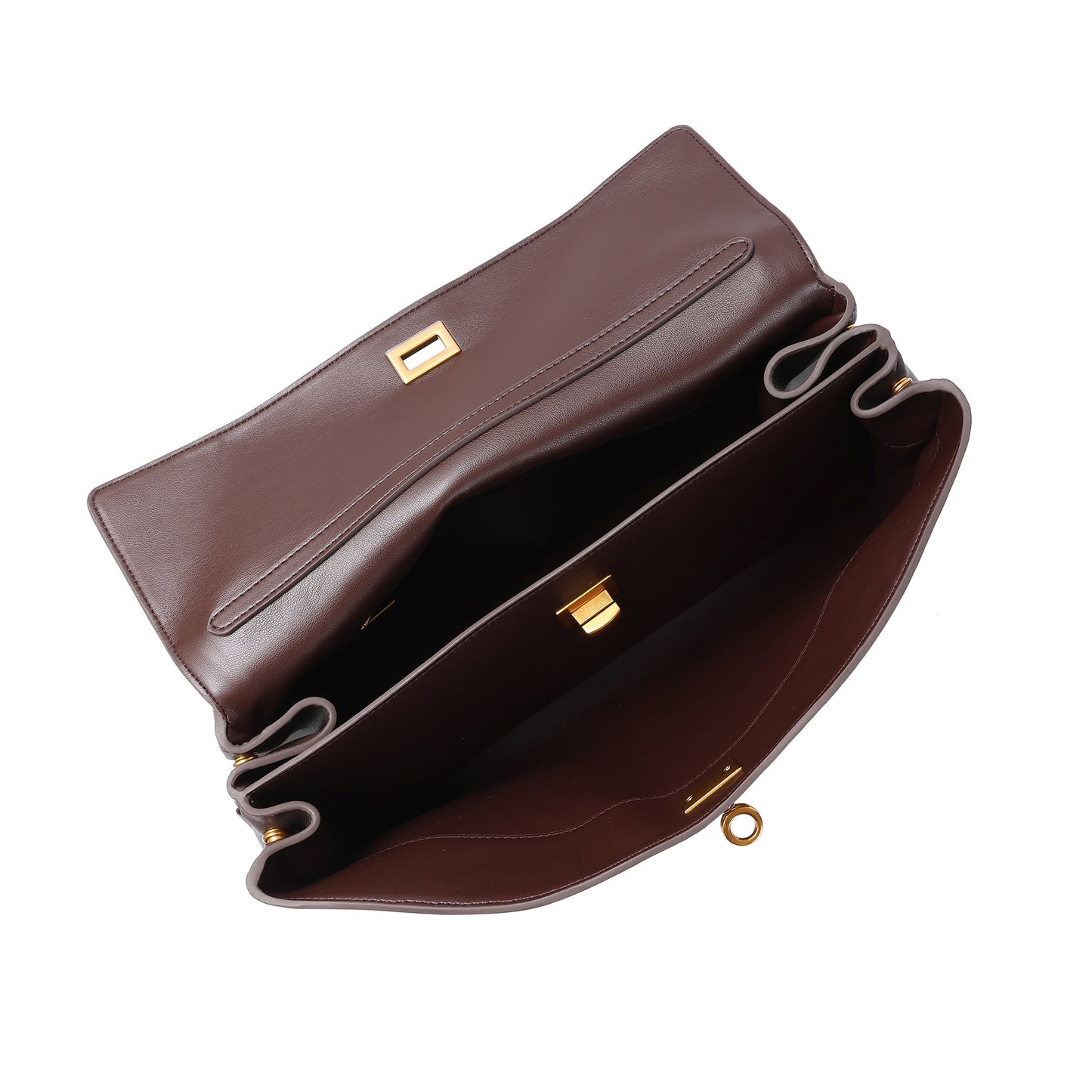 Versatile Elegance Leather Handbag