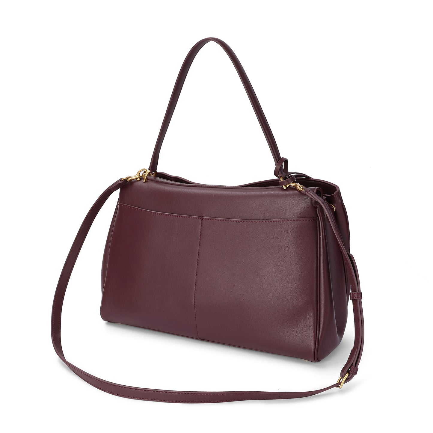 Versatile Elegance Leather Handbag