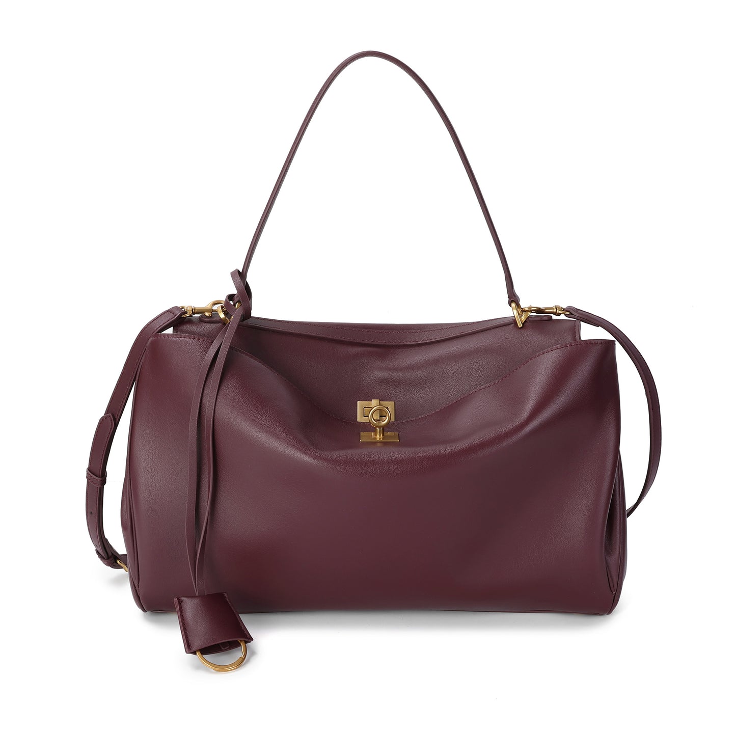 Versatile Elegance Leather Handbag