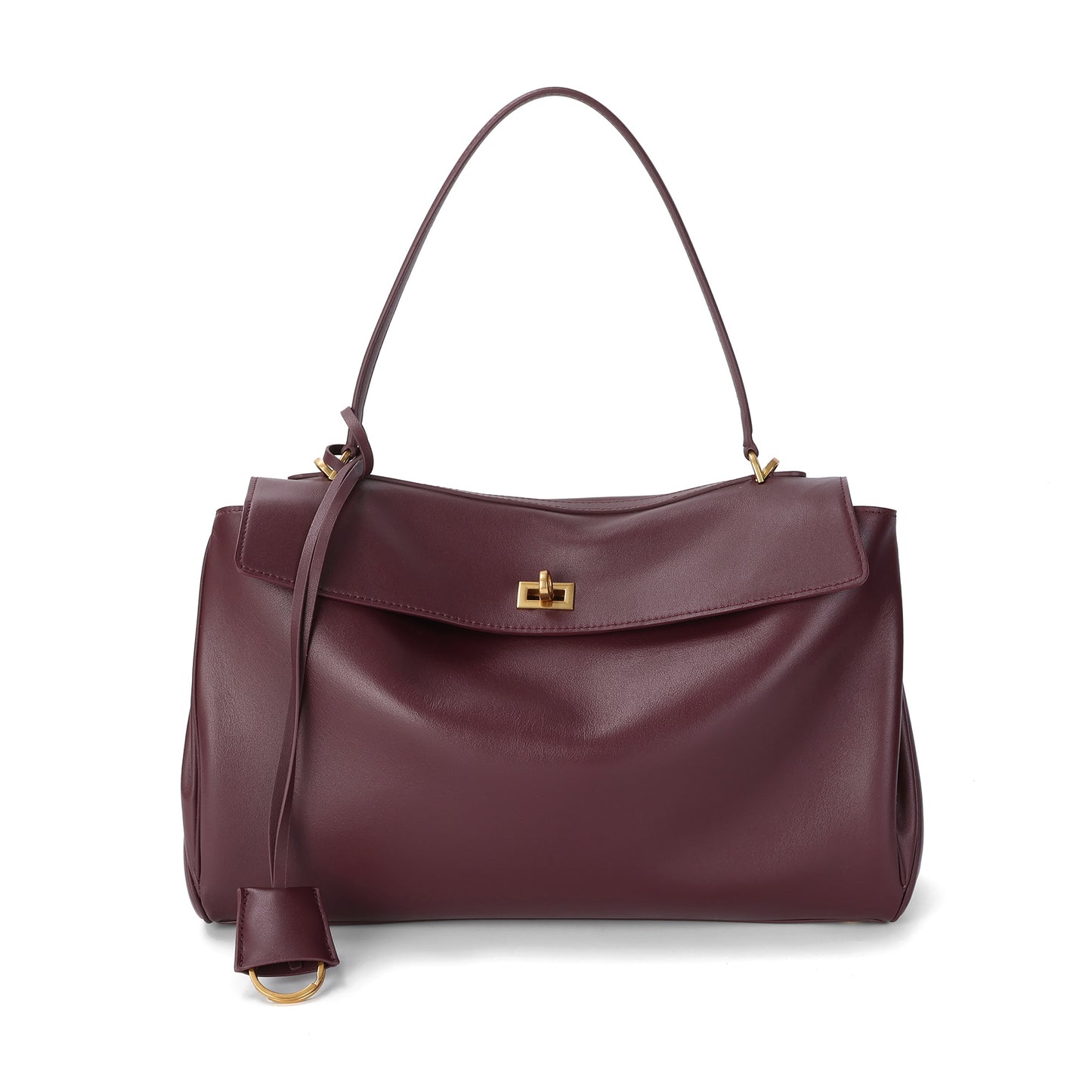 Versatile Elegance Leather Handbag