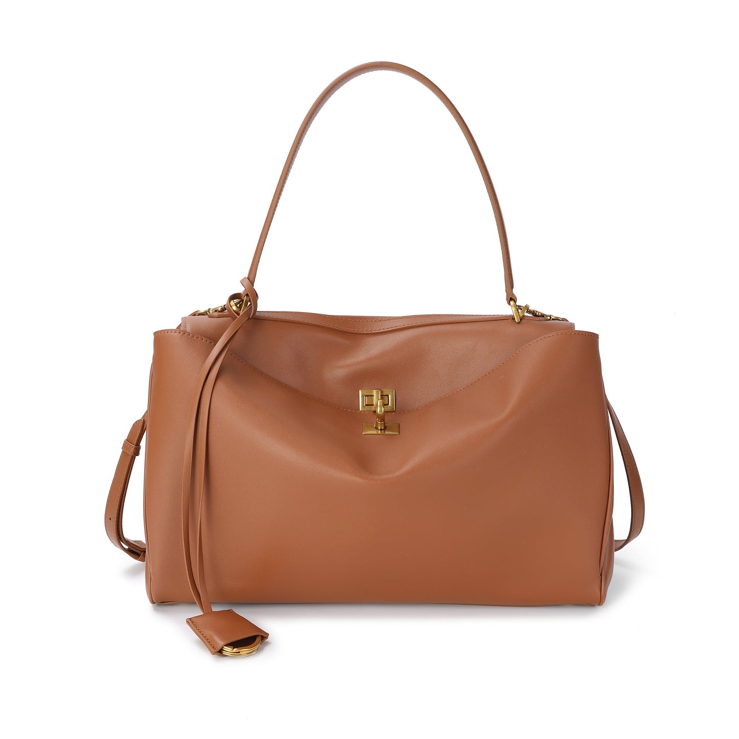 Versatile Elegance Leather Handbag