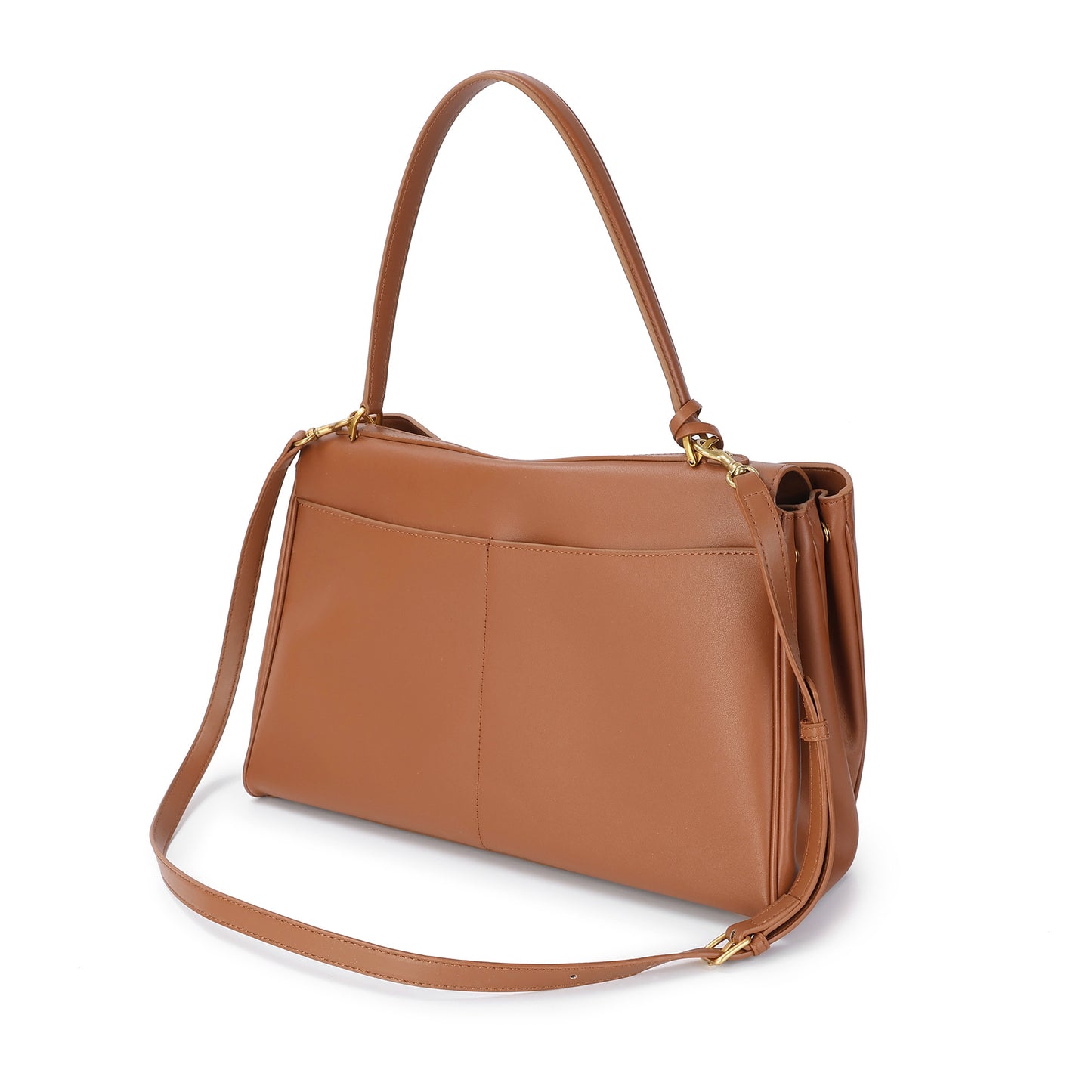 Versatile Elegance Leather Handbag