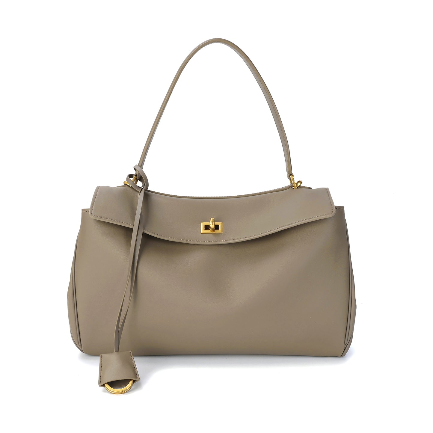 Versatile Elegance Leather Handbag