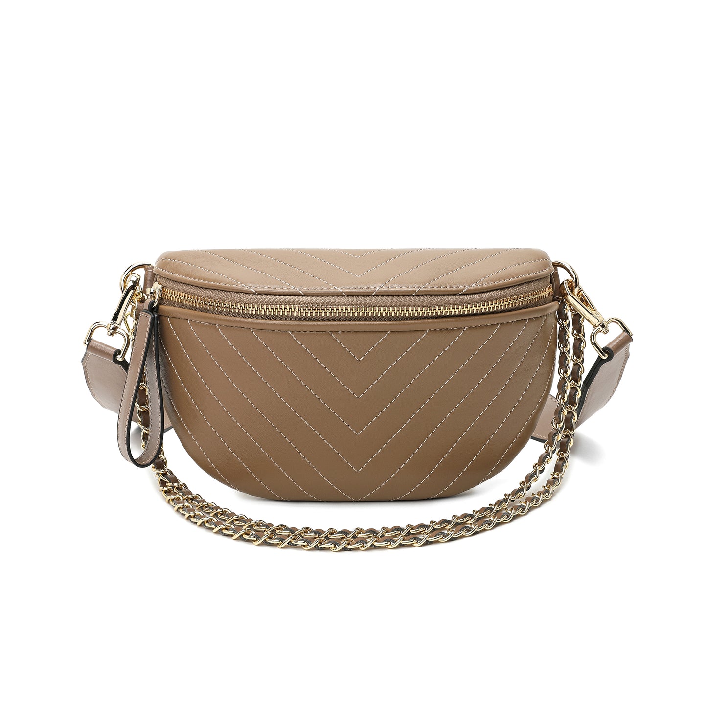 Tiffany & Fred V-Shape Quilted Leather Fanny Pack # 5523V