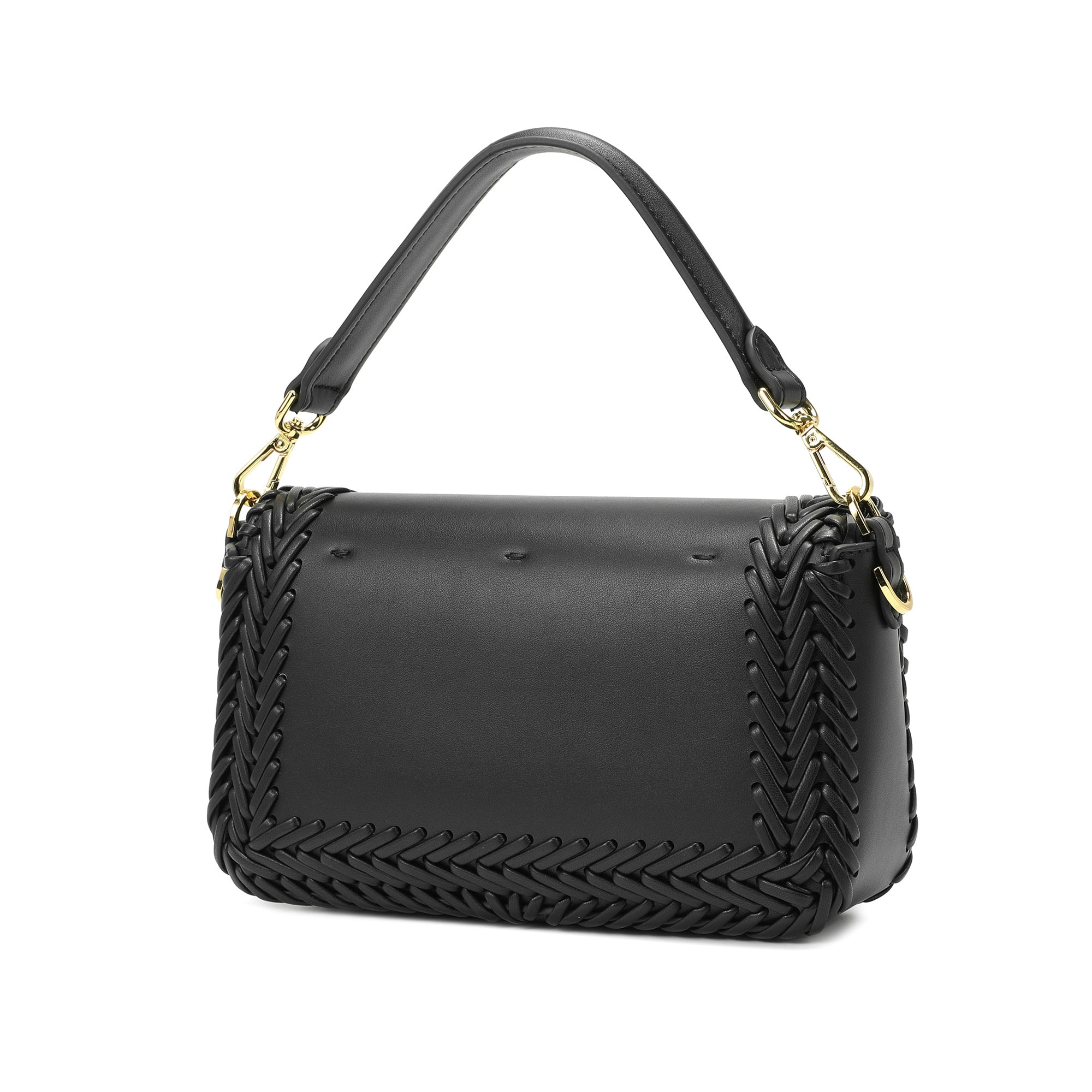 Italian Leather Handwoven Shoulder Bag – Tiffany & Fred Paris