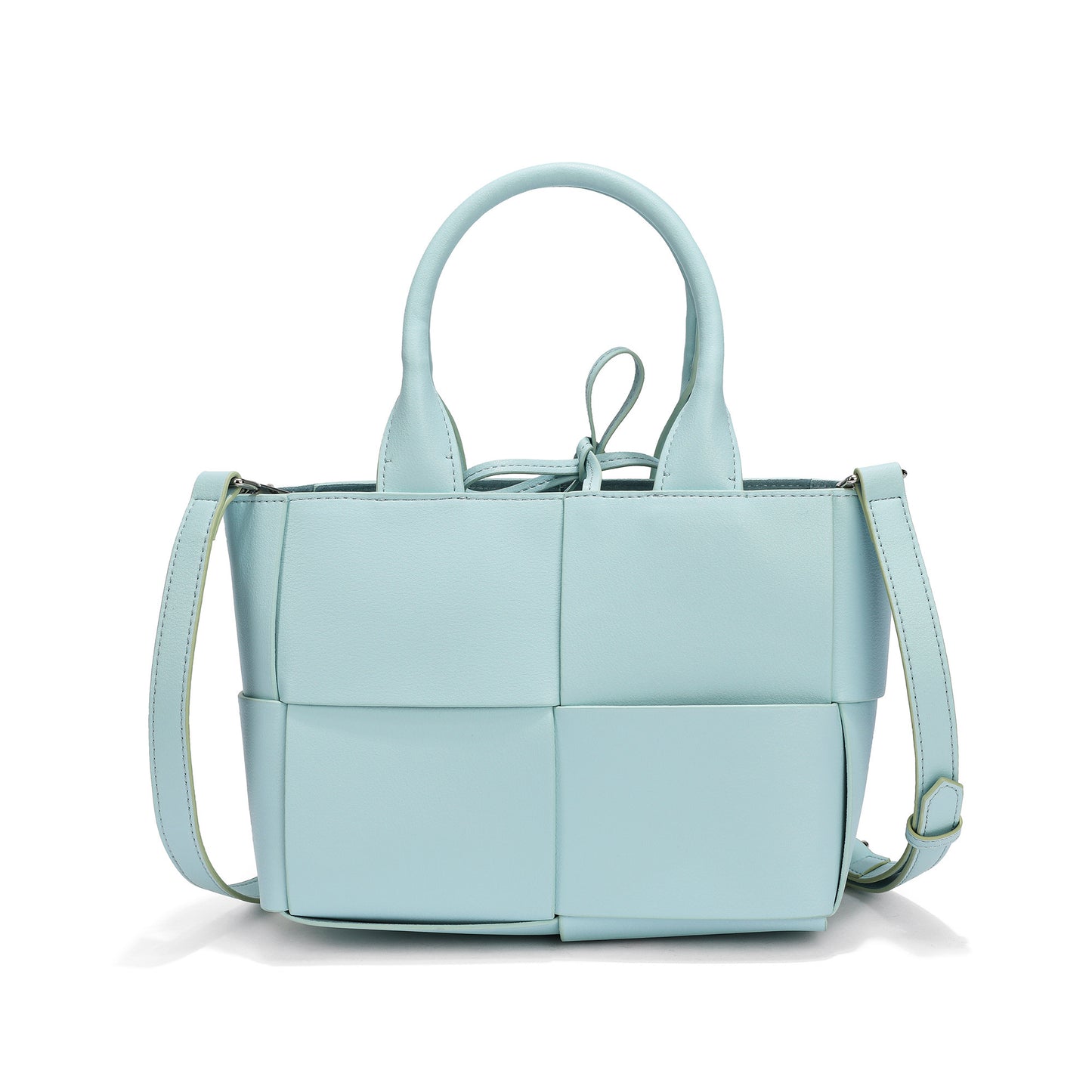Tiffany & Fred Smooth Woven Leather Crossbody/Shoulder Bag