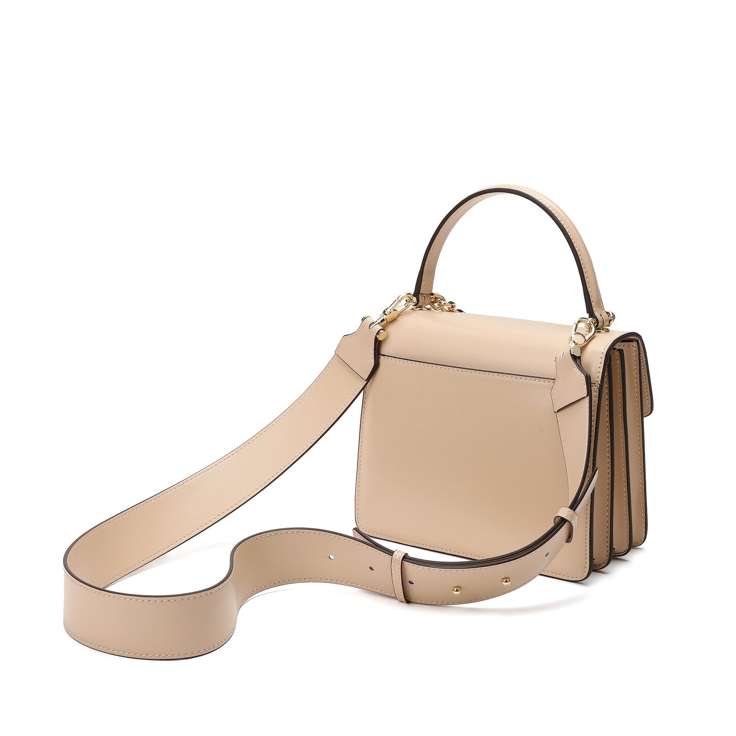 Tiffany & Fred Smooth Leather Top-Handle Crossbody