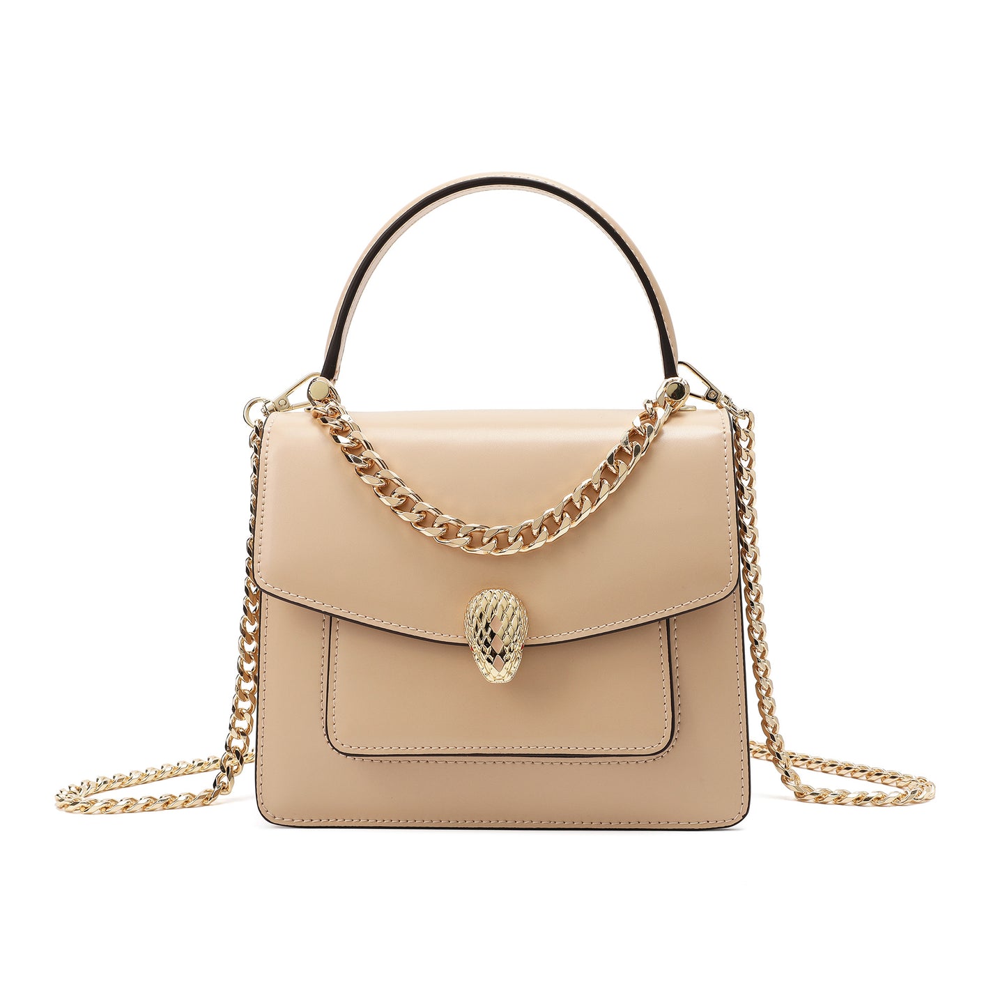 Tiffany & Fred Smooth Leather Top-Handle Crossbody
