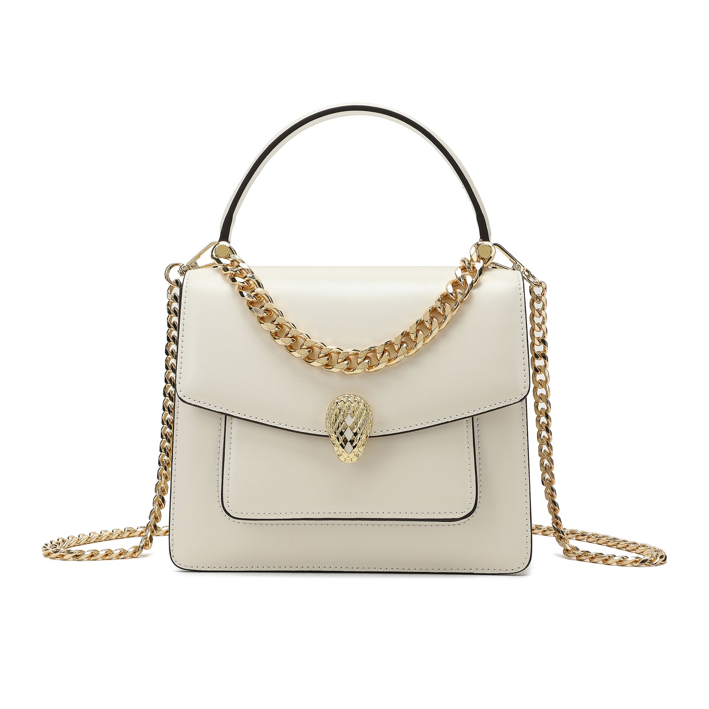 Tiffany & Fred Smooth Leather Top-Handle Crossbody