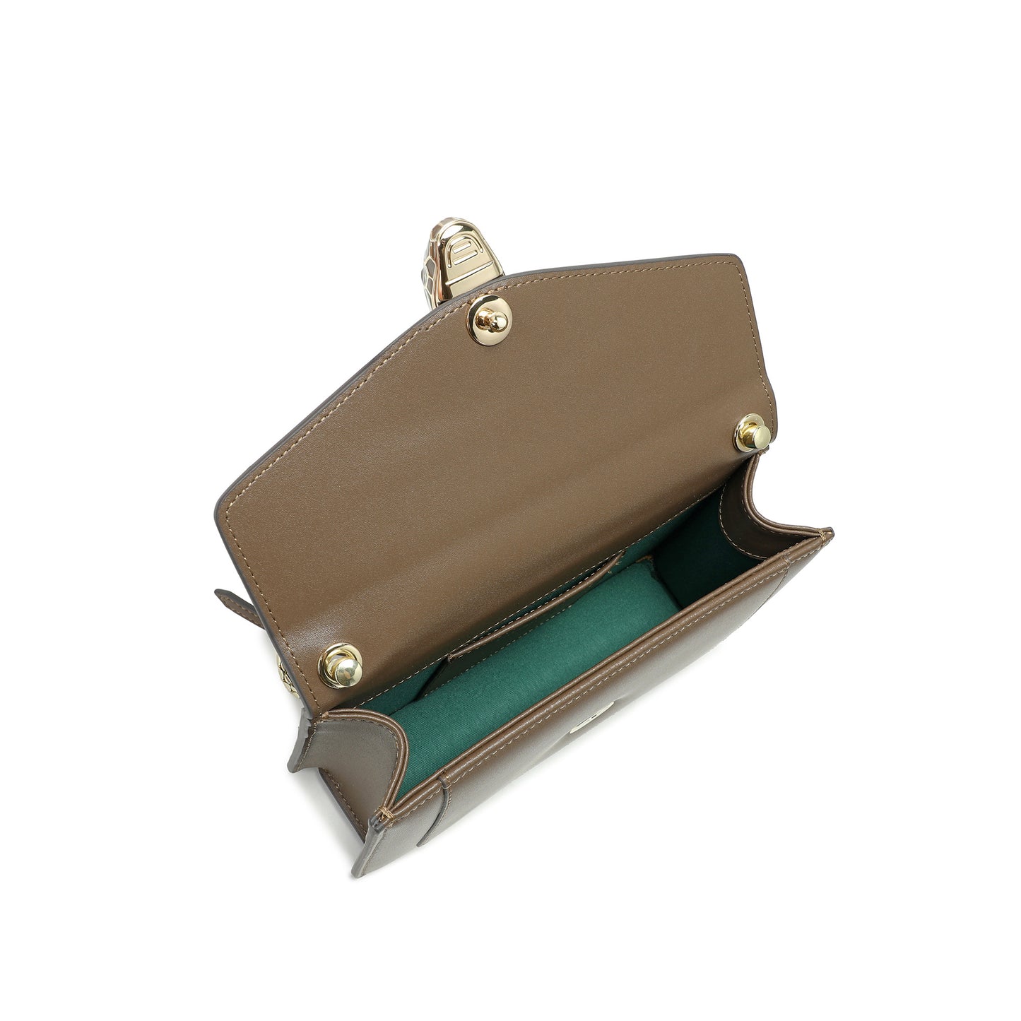 Tiffany & Fred Smooth Leather Foldover Crossbody/Shoulder Bag