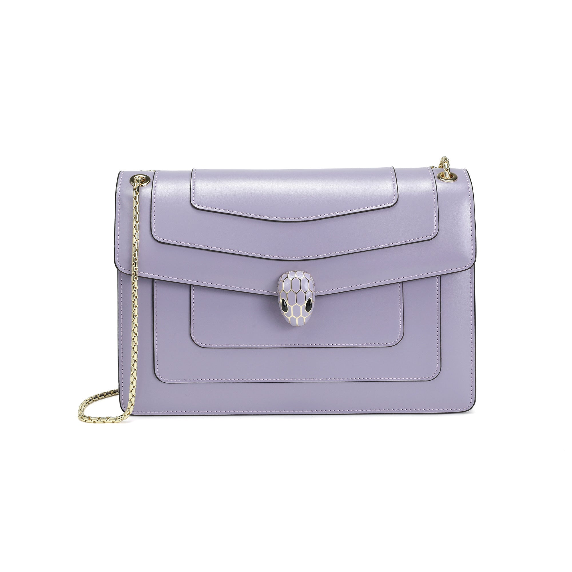Tiffany & Fred Smooth Leather Foldover Crossbody/Shoulder Bag