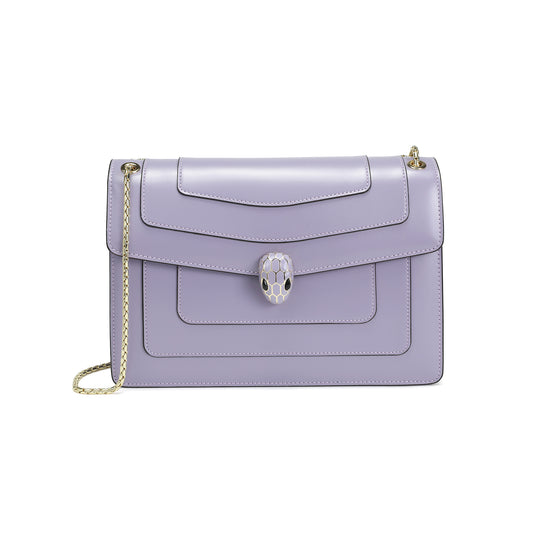 Tiffany & Fred Smooth Leather Foldover Crossbody/Shoulder Bag
