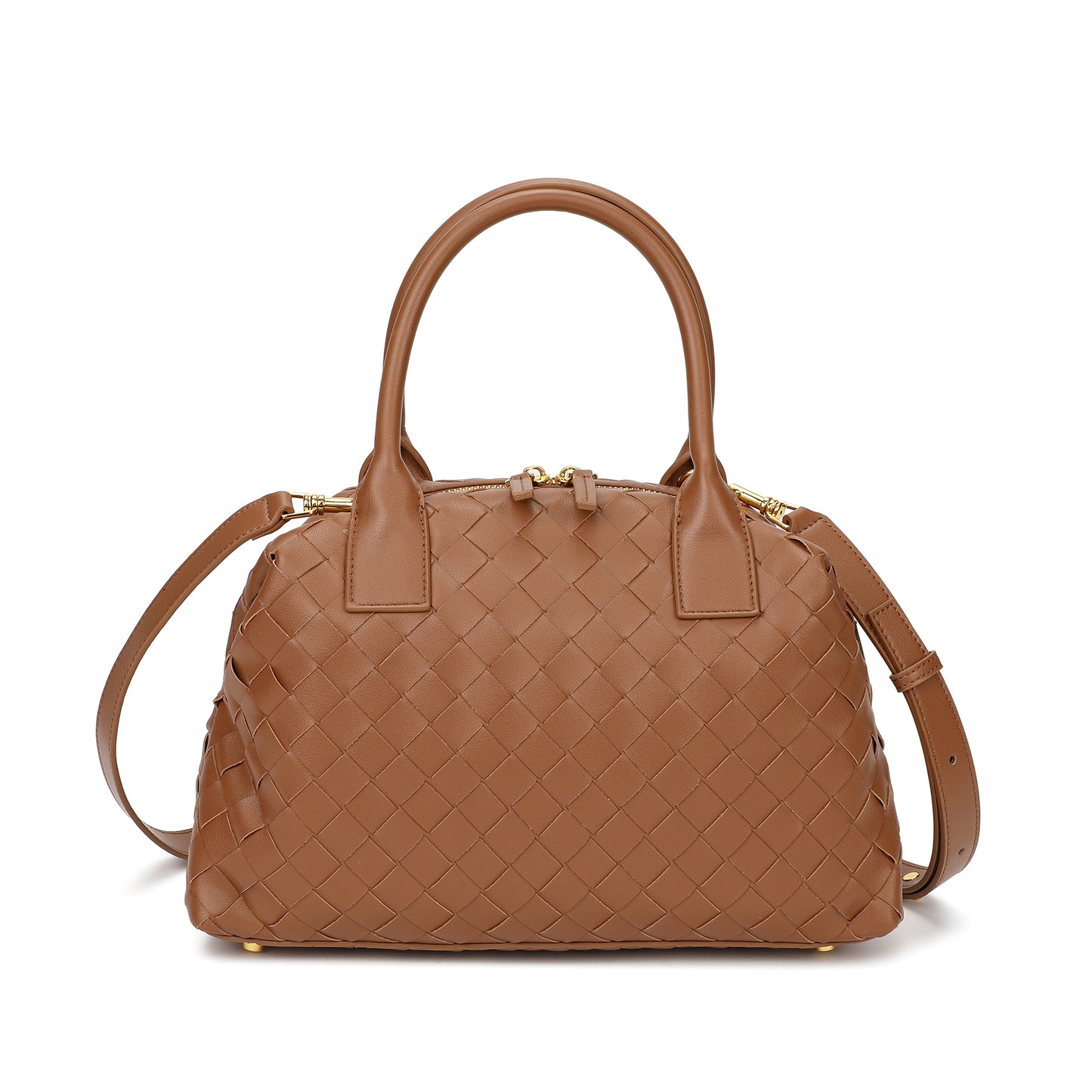 Tiffany & Fred Woven Leather Large Satchel/Shoulder Bag – Tiffany & Fred  Paris