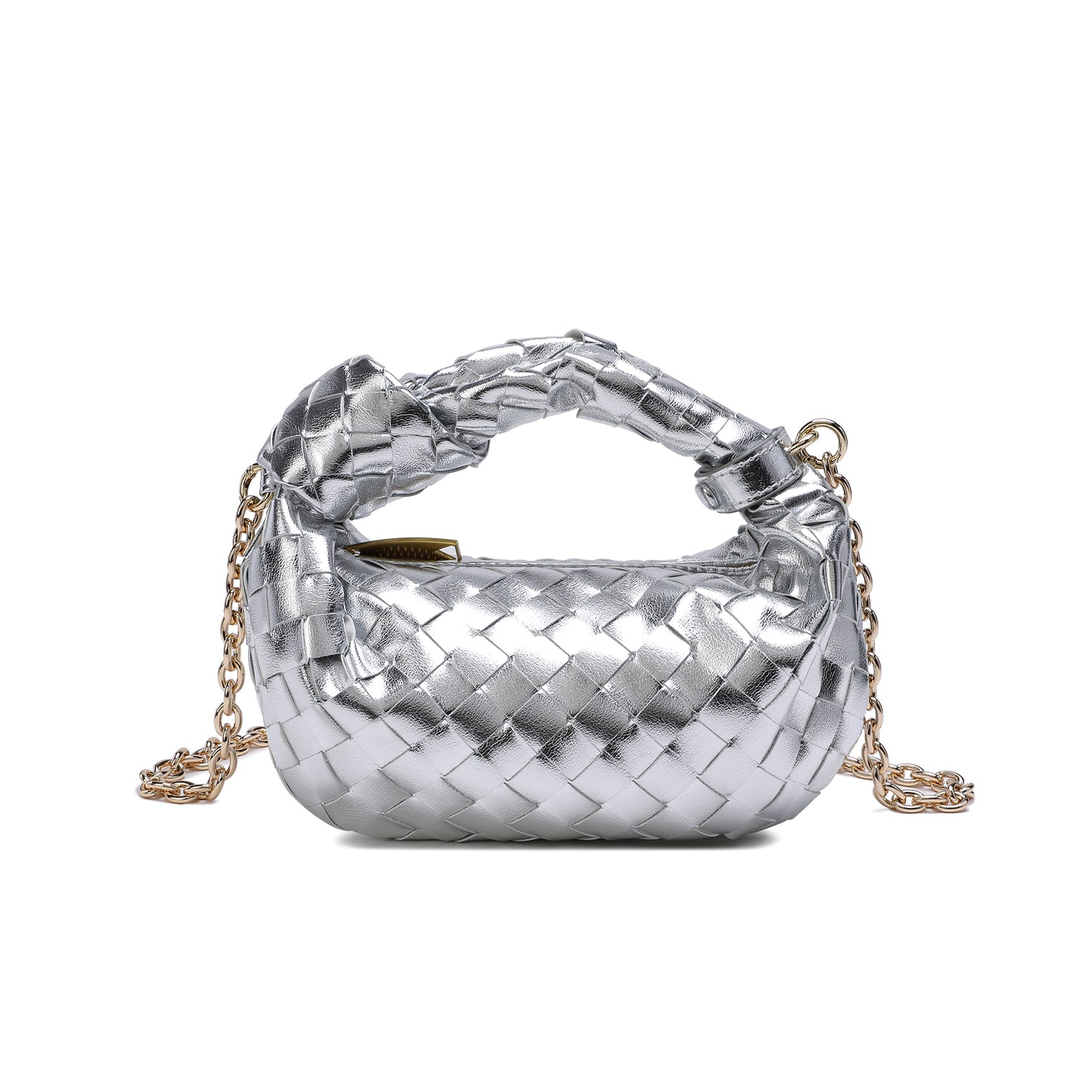 Tiffany & Fred Woven leather Knot-handle/Shoulder Bag