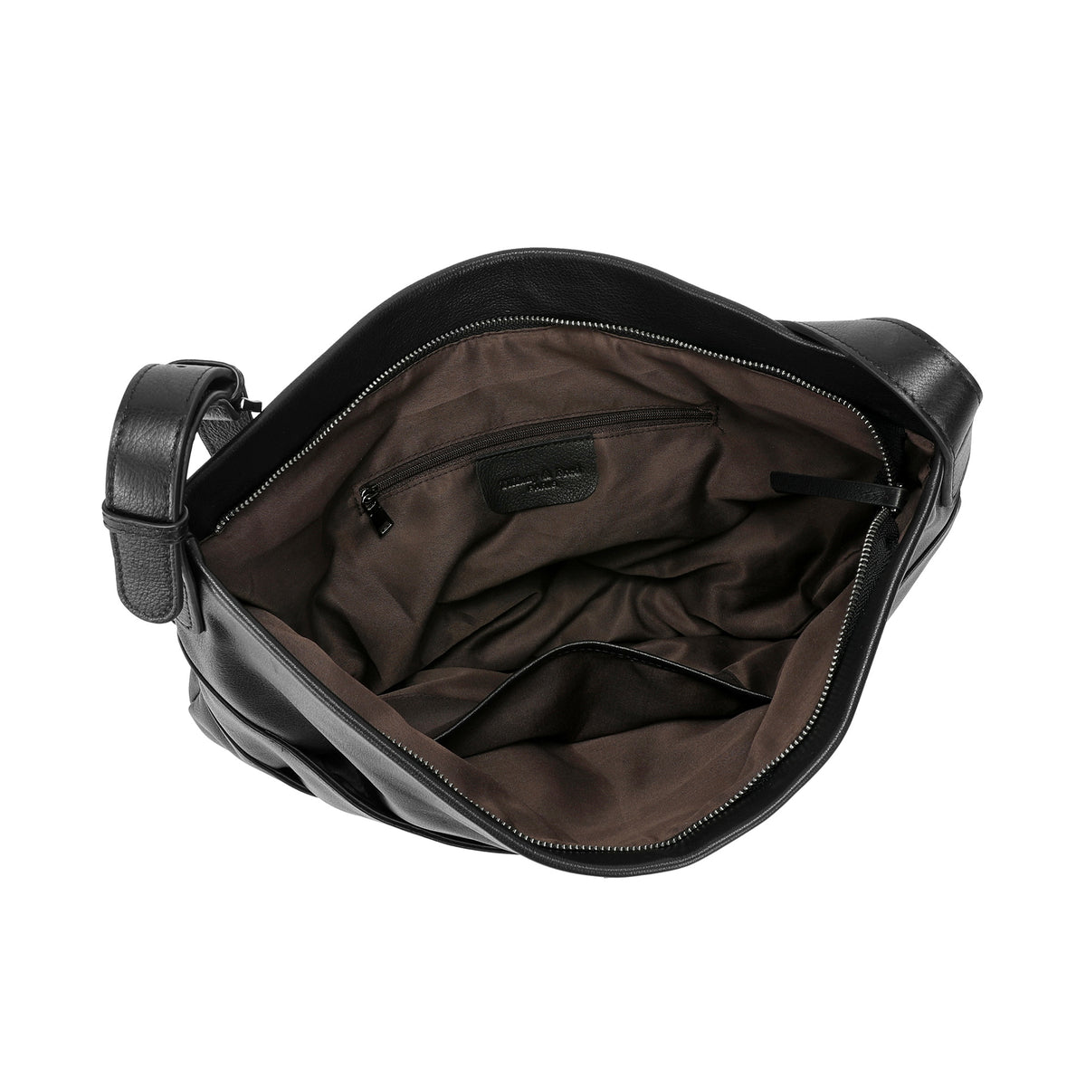 The Paris Slouchy Leather Pocket Hobo Bag