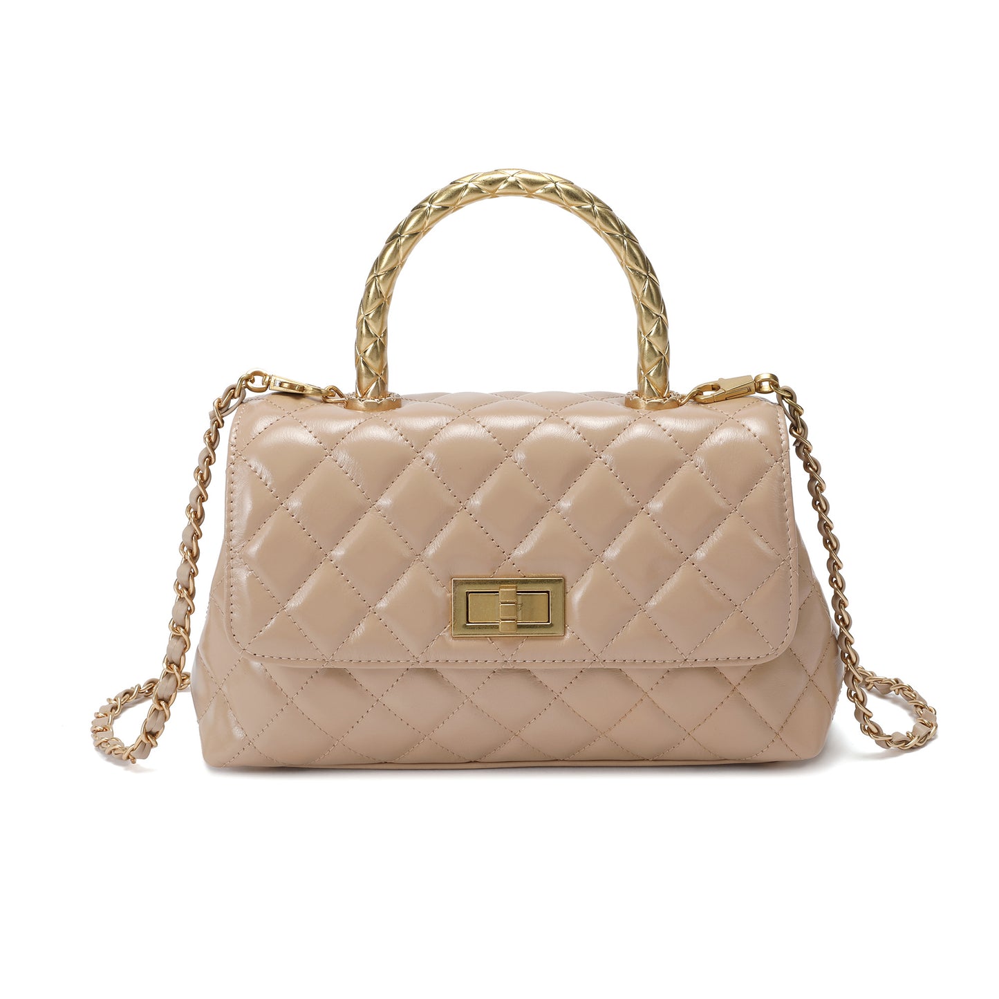 Luxe Quilted Mini Handbag