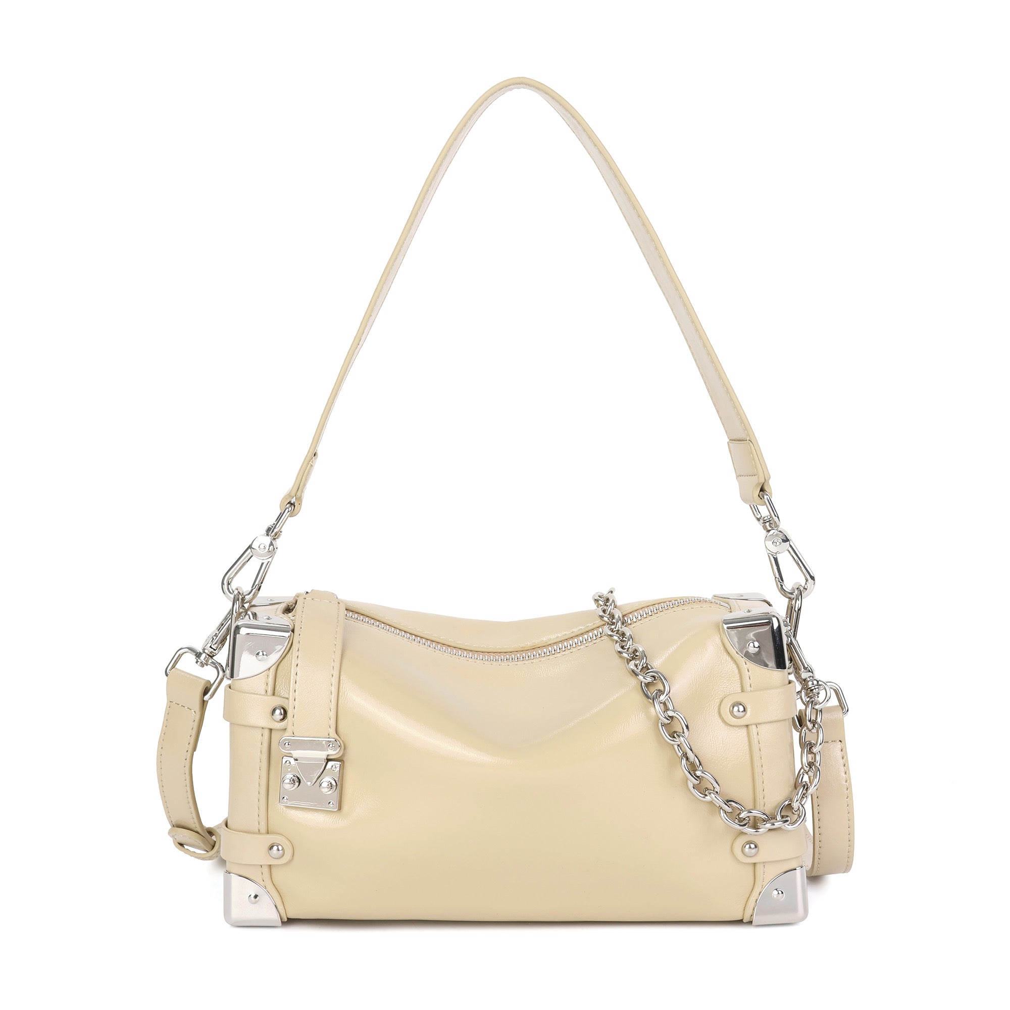 Mini Trunk-Inspired Leather Crossbody Bag – Tiffany & Fred Paris