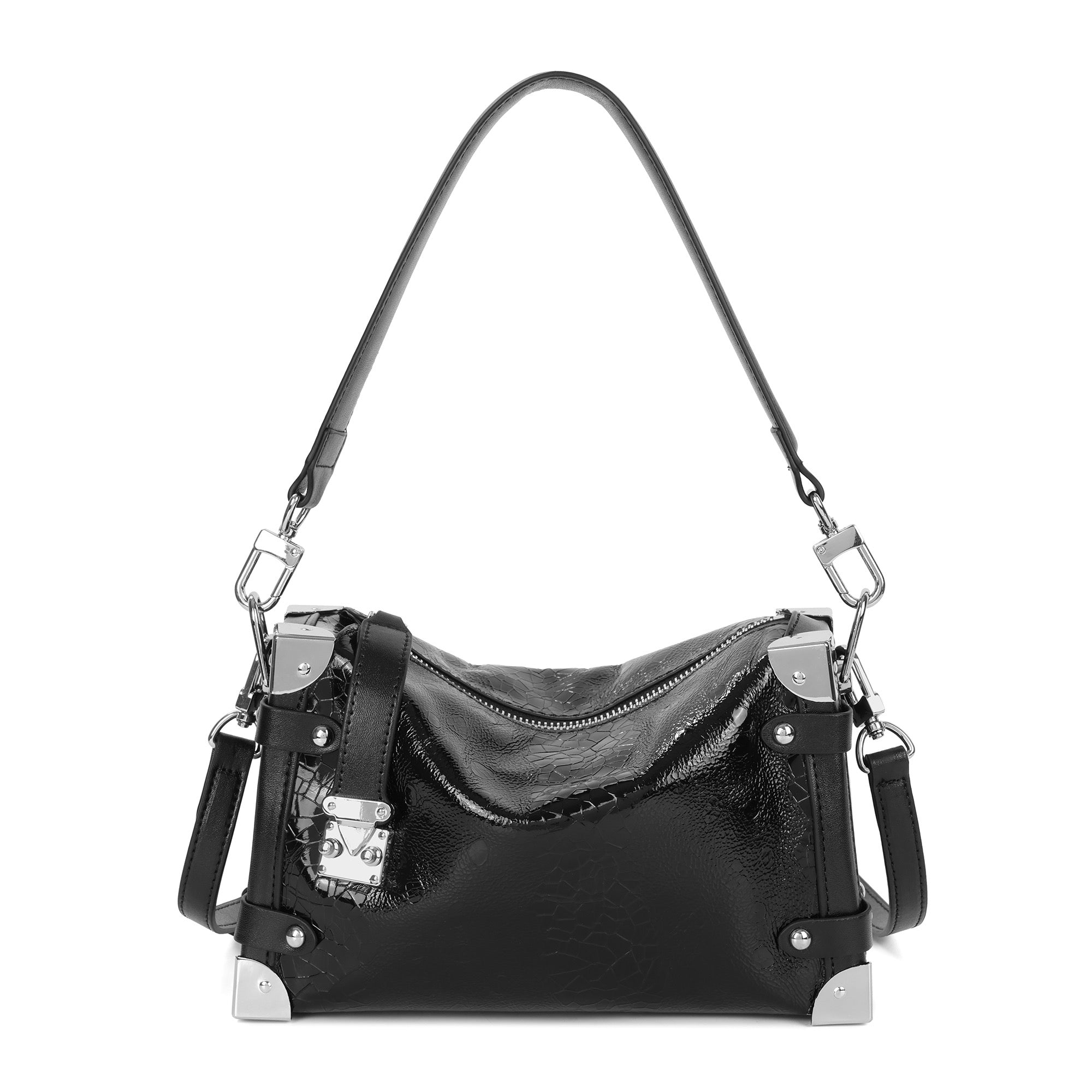 Mini Trunk-Inspired Leather Crossbody Bag – Tiffany & Fred Paris