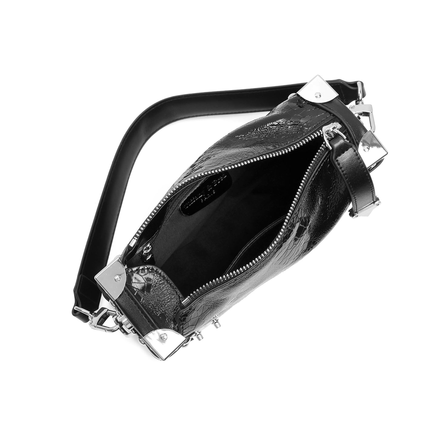 Mini Trunk-Inspired Leather Crossbody Bag