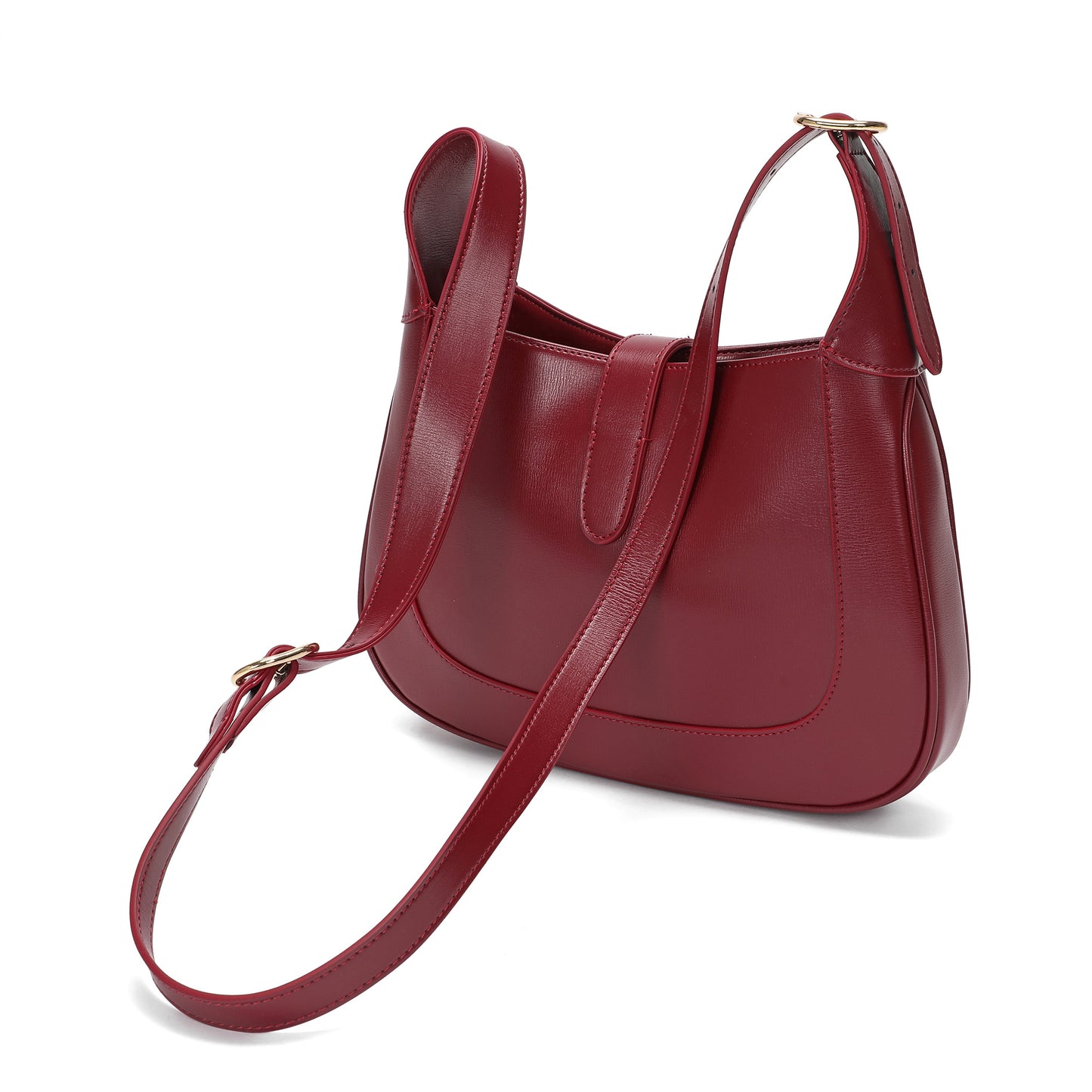 Tiffany & Fred Smooth Leather Hobo/Shoulder Bag