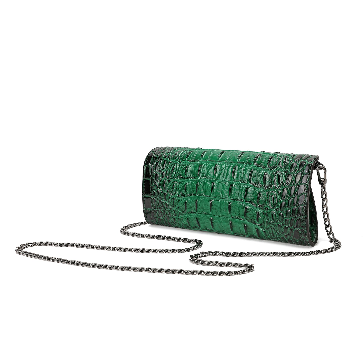 Tiffany & Fred Alligator Embossed Leather Wallet/ Clutch