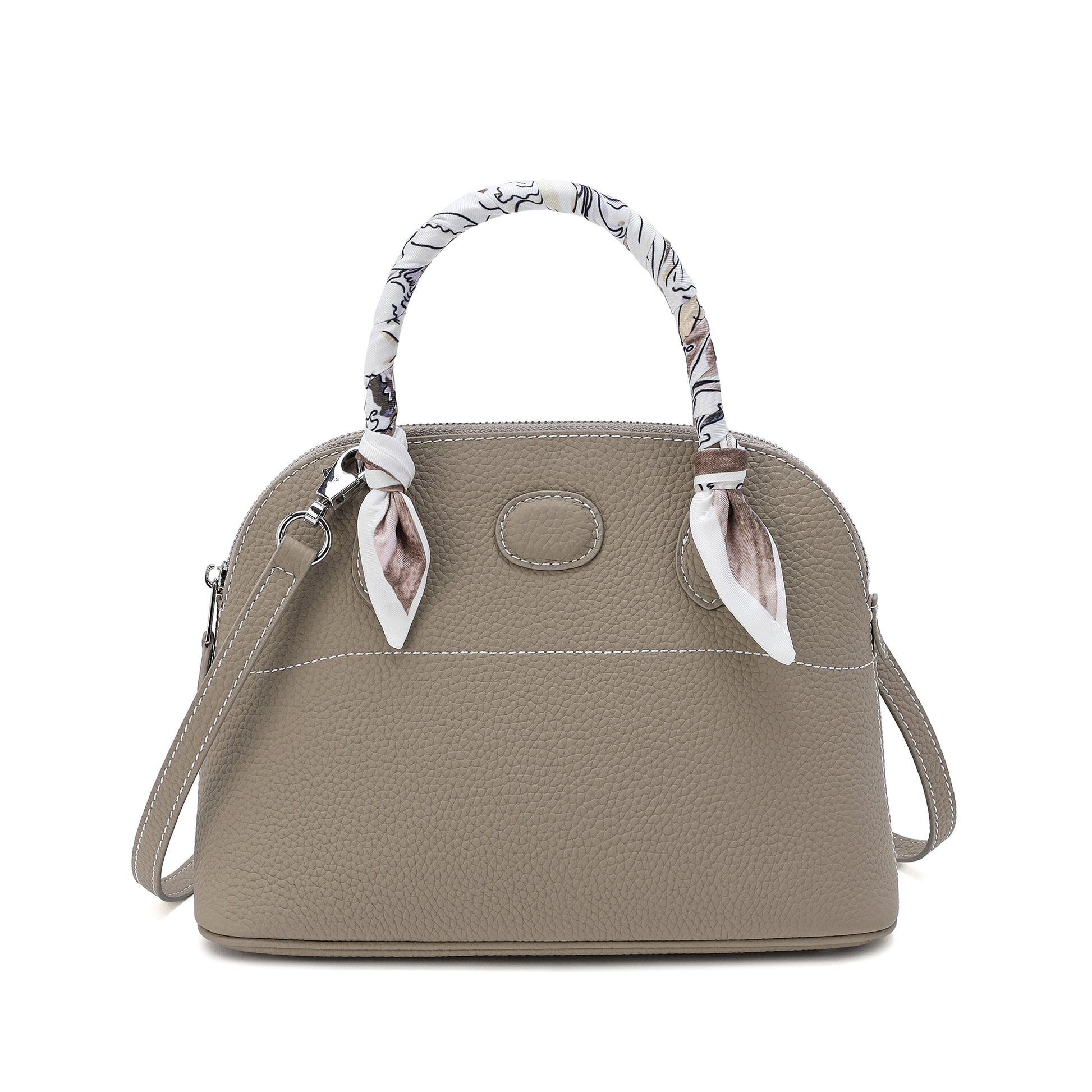 Full-grain Leather Satchel Bag – Tiffany & Fred Paris
