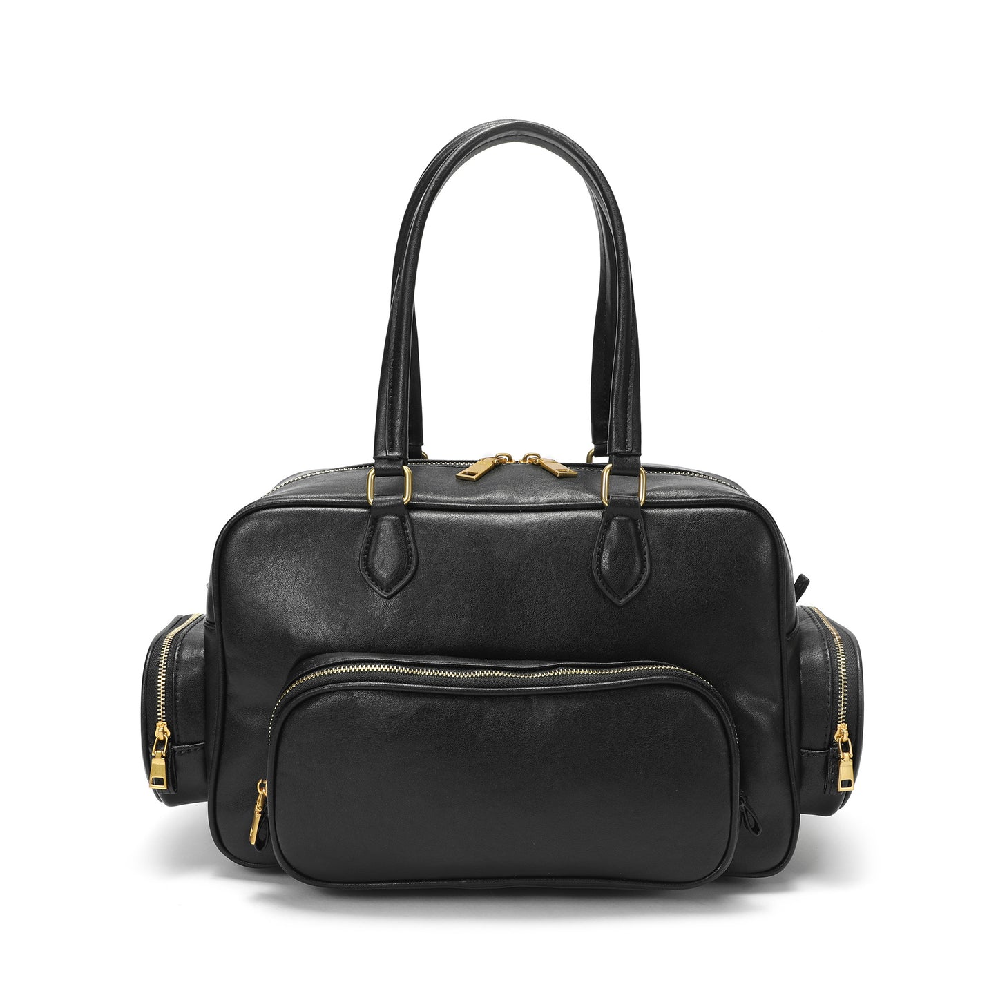 Elegant Leather Travel Handbag