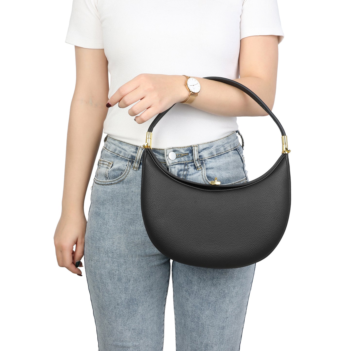 Crescent Moon Shoulder Bag