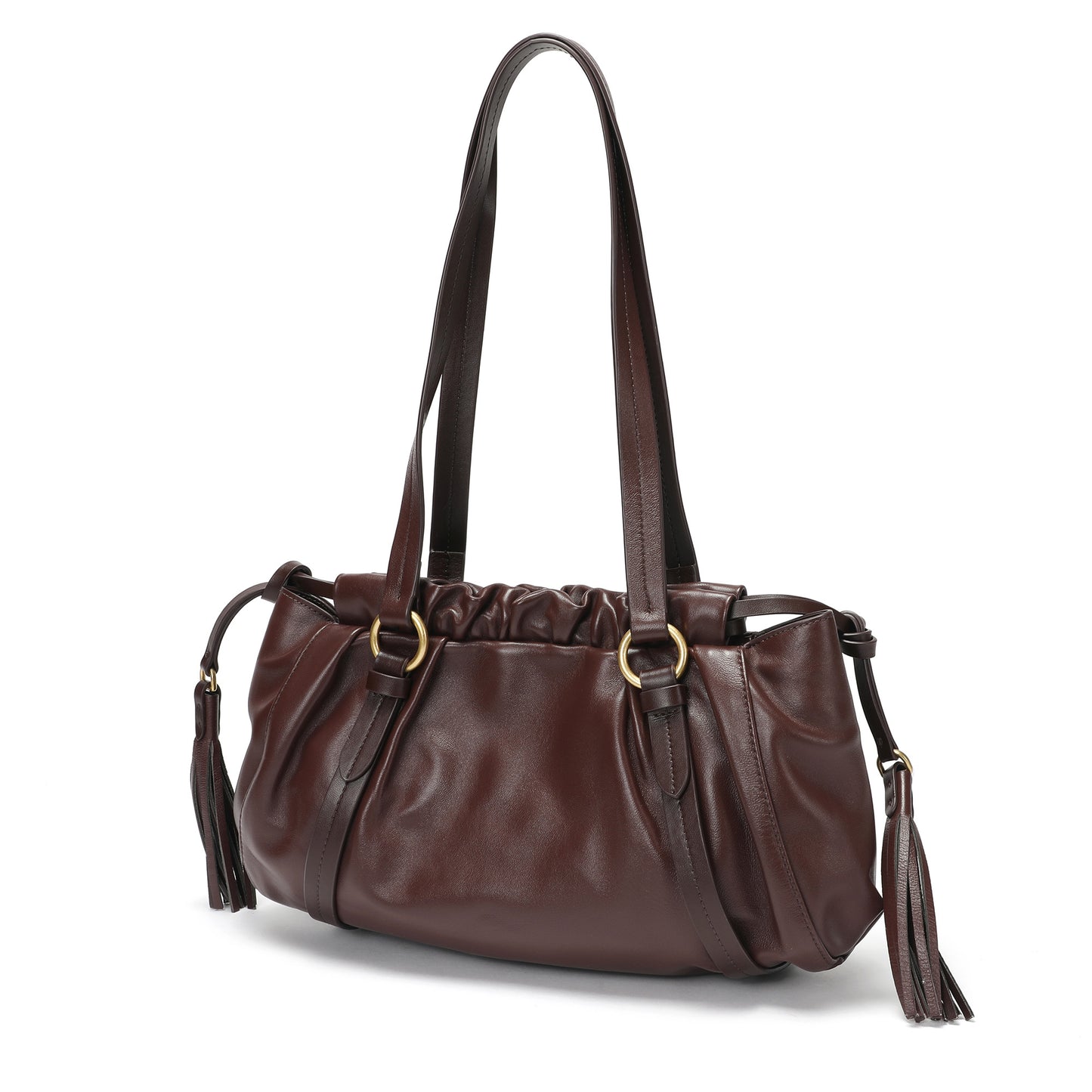 Classic Lambskin Leather Shoulder Bag